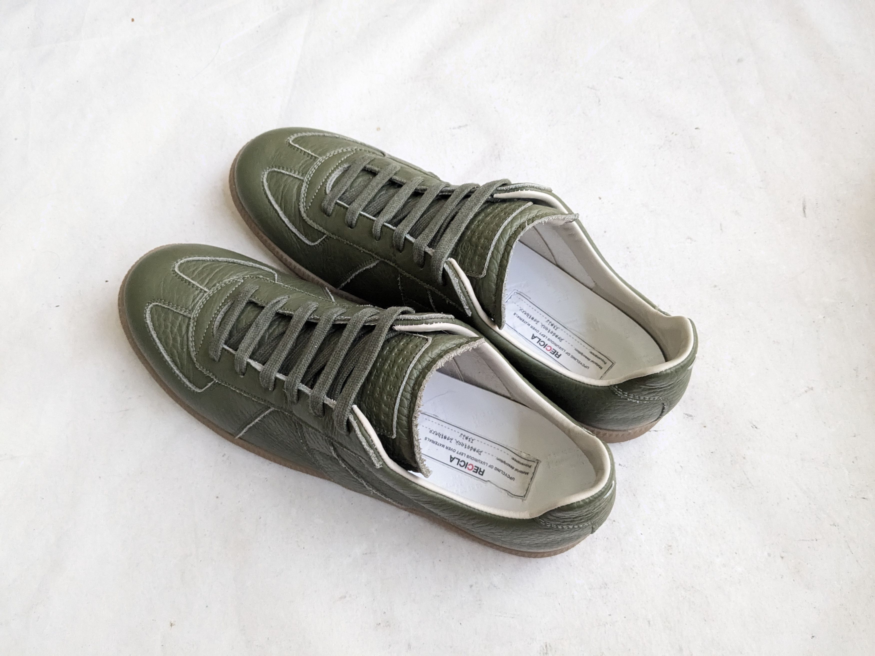 Maison Margiela Maison Margiela GAT Replica Olive Green 13 46 Low Size US 13 / EU 46 - 14 Thumbnail