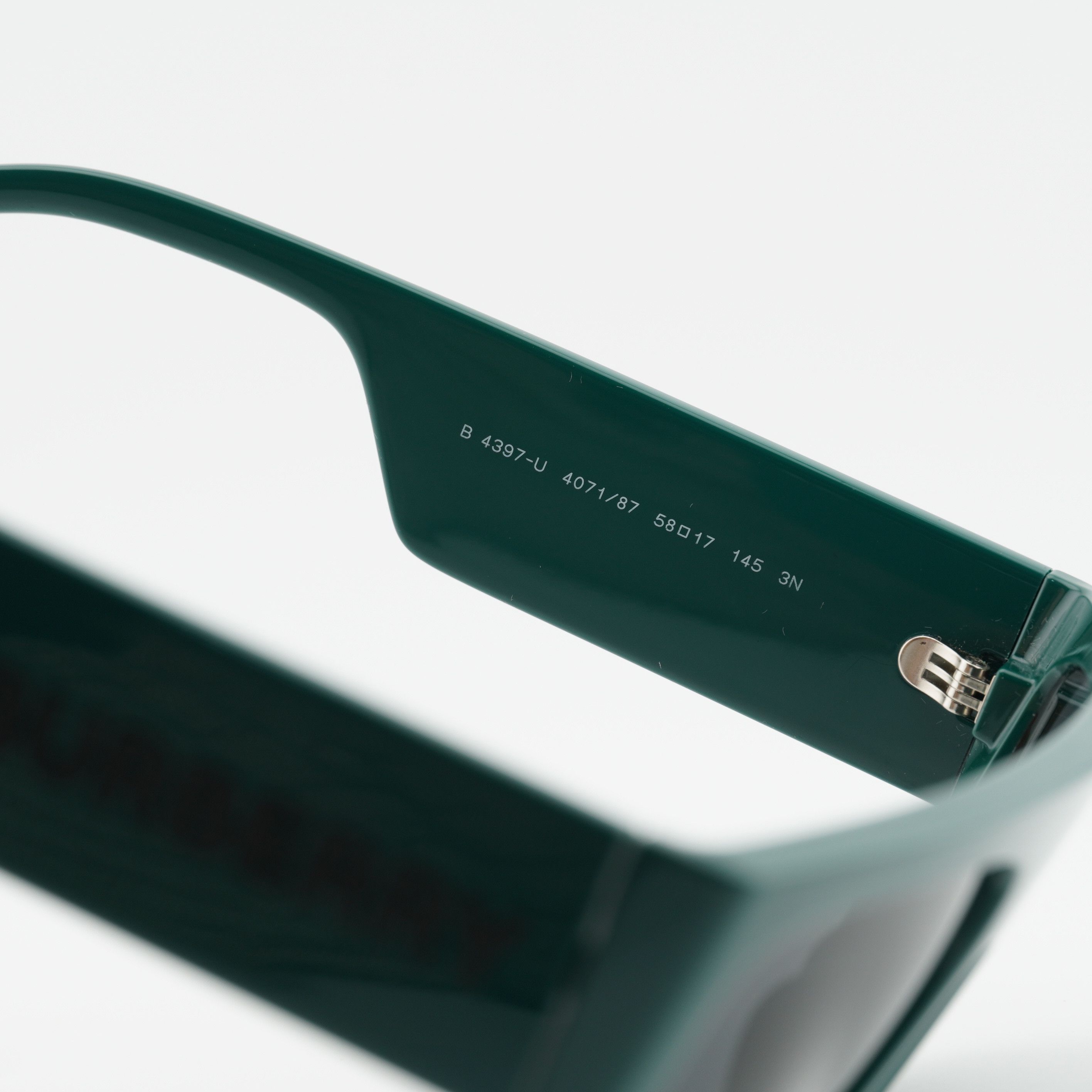 Burberry Burberry BE4397U 407187 Sunglasses Green Square Frame Size ONE SIZE - 6 Thumbnail