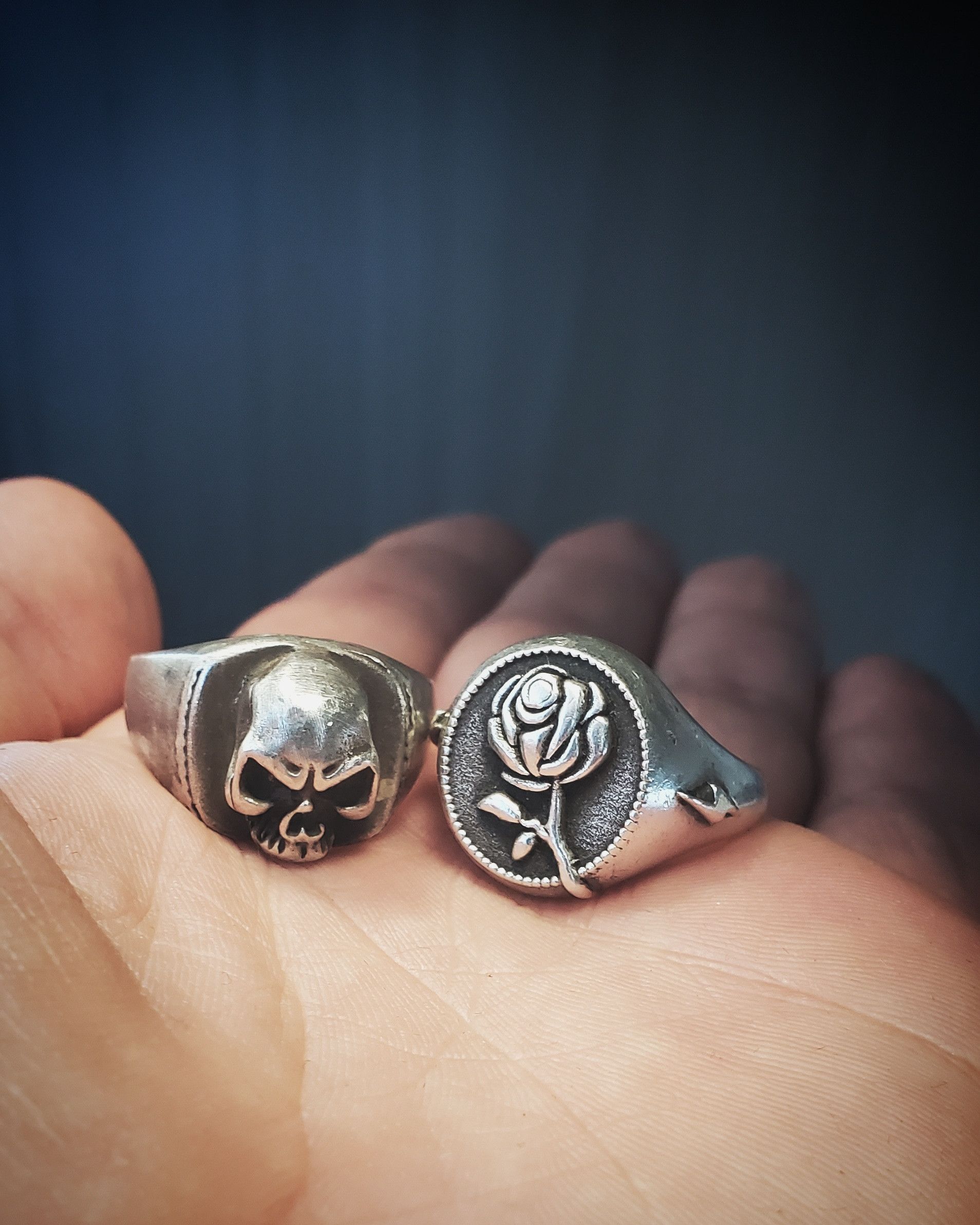 Other "RAMBLIN' ROSE" Signet Ring 925 sterling silver Size ONE SIZE - 4 Thumbnail