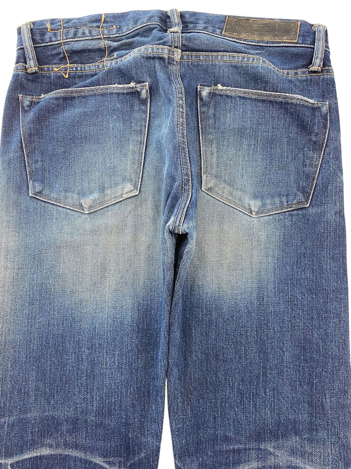 Japanese Brand Japanese Brand X Selvedge Whiskered Straight Leg Style Jeans Size US 30 / EU 46 - 4 Thumbnail