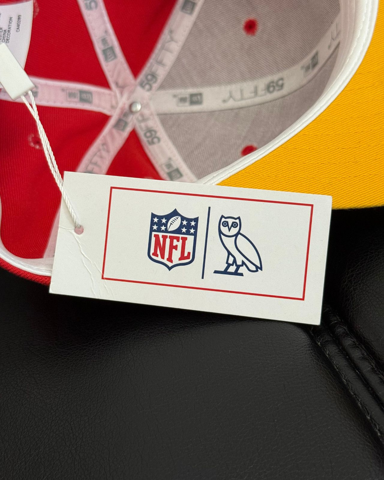 NFL × October's Very Own 7 3/4 - OVO x New Era x NFL Kansas City Chiefs Fitted Hat Size ONE SIZE - 12 Thumbnail