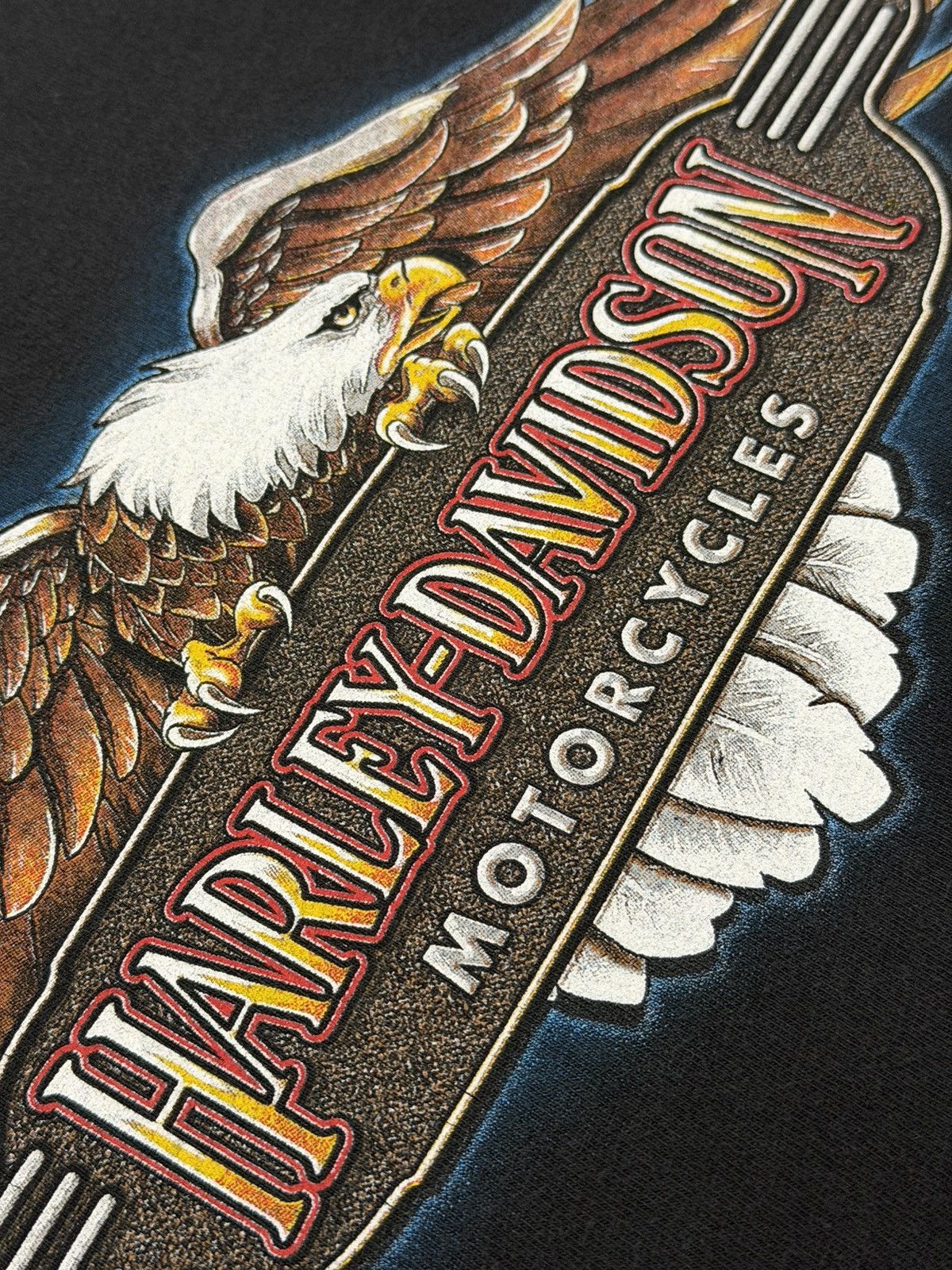 Harley Davidson Vintage 90s Harley Davidson Red Deer, Alberta Canada XL USA Size US XL / EU 56 / 4 - 11 Thumbnail
