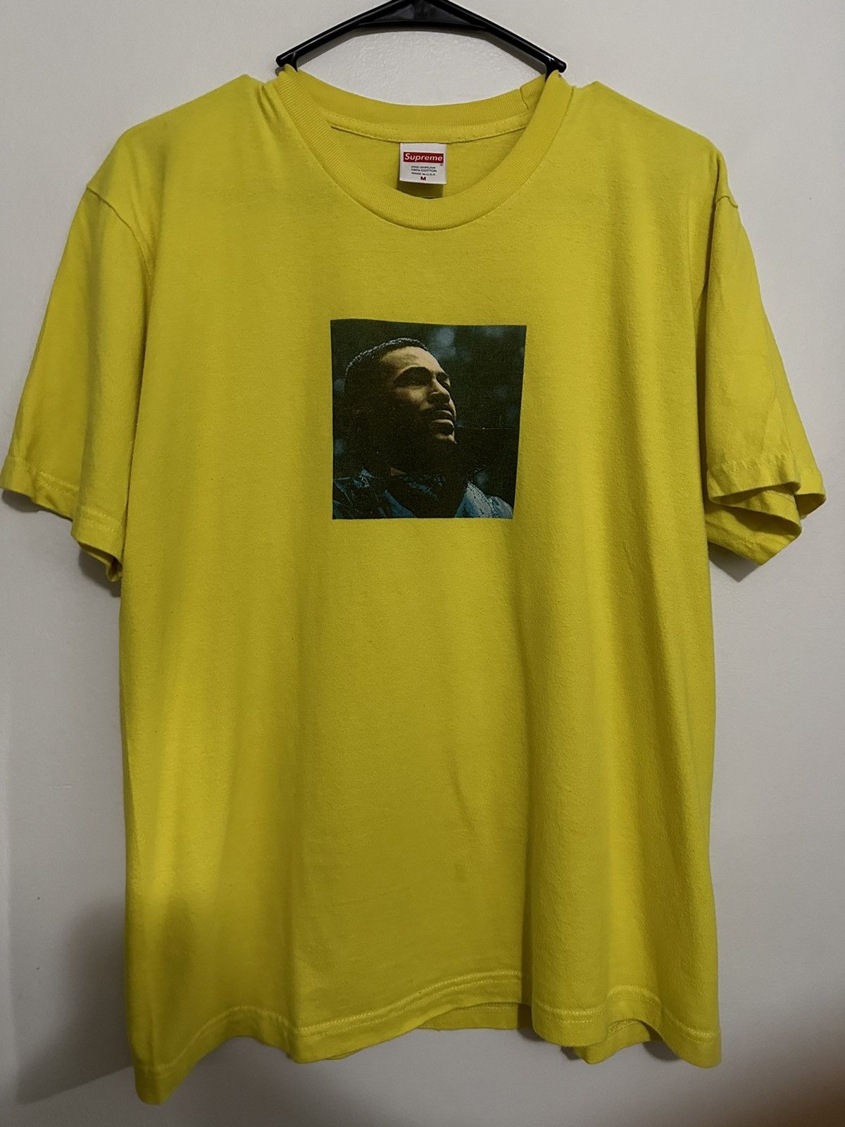 Supreme Marvin Gaye Tee Yellow