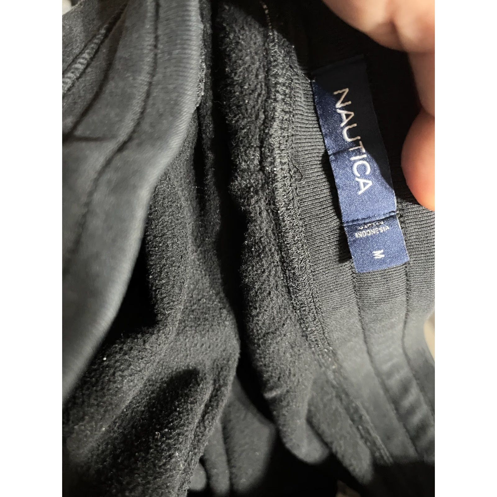 Nautica Mens Nautica Super Soft Black Sweatpants Size Large Size US 36 / EU 52 - 4 Thumbnail