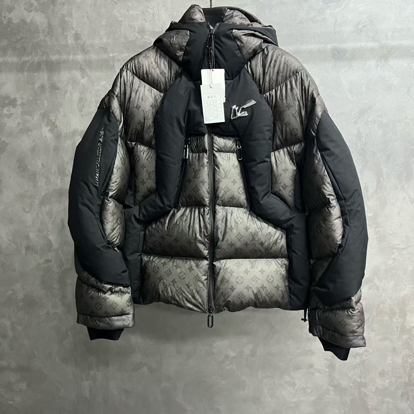 Louis Vuitton Louis Vuitton Gray Puffy Hooded Down Jacket Size US L / EU 52-54 / 3 - 1 Thumbnail