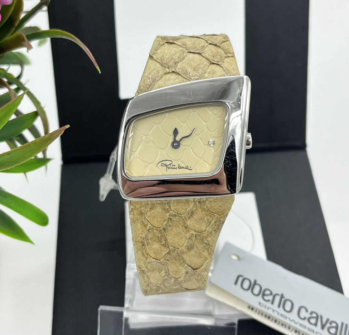 Roberto Cavalli Roberto Cavalli Women's Quartz Wristwatch Leather Strap -New Size ONE SIZE - 5 Thumbnail