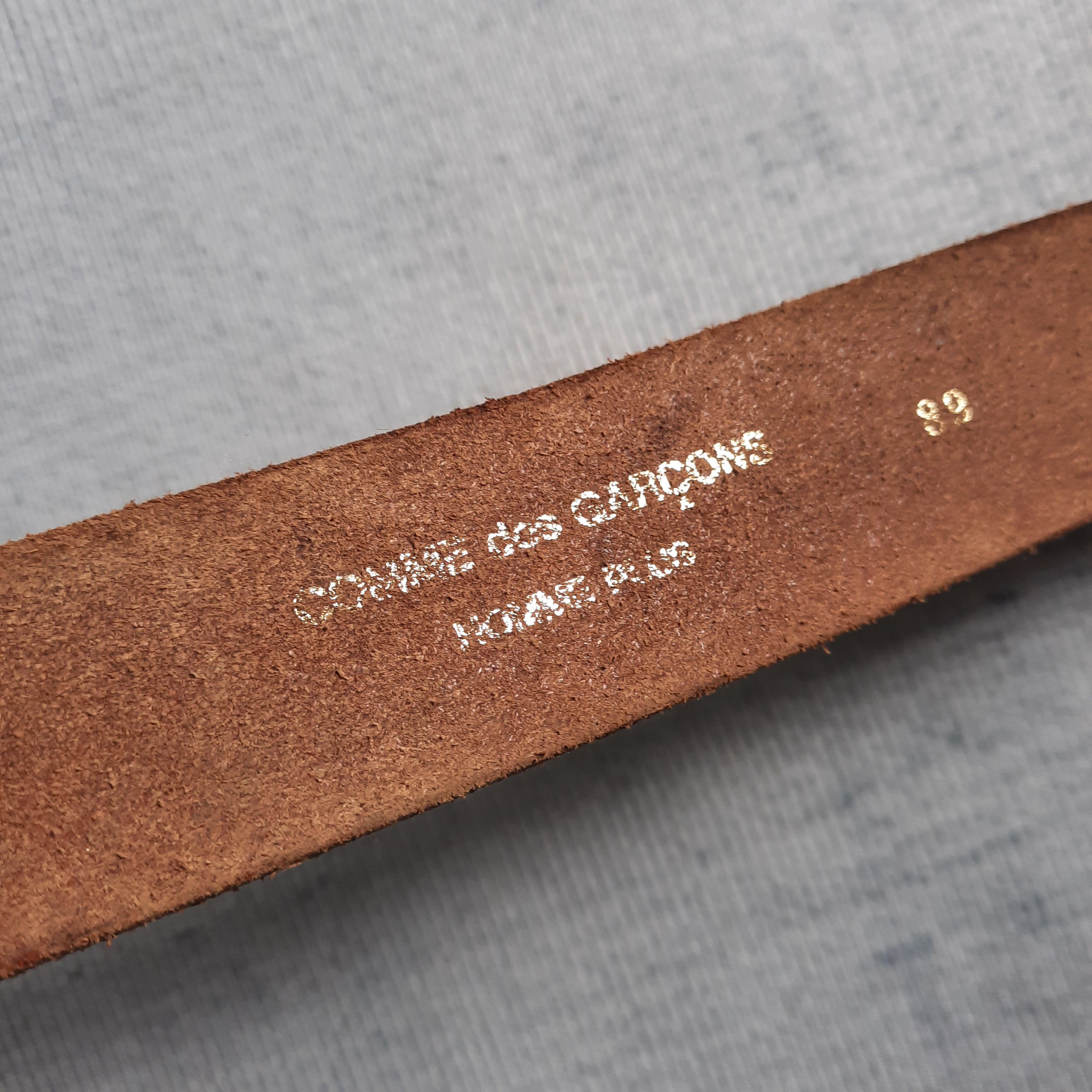 🔱 Vintage comme des garcons homme plus leather belt