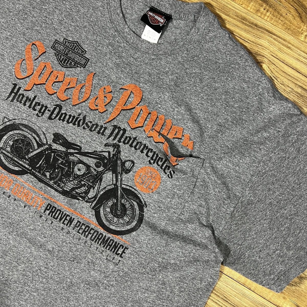 Vintage Harley Davidson pocket tee Size US XL / EU 56 / 4 - 2 Thumbnail