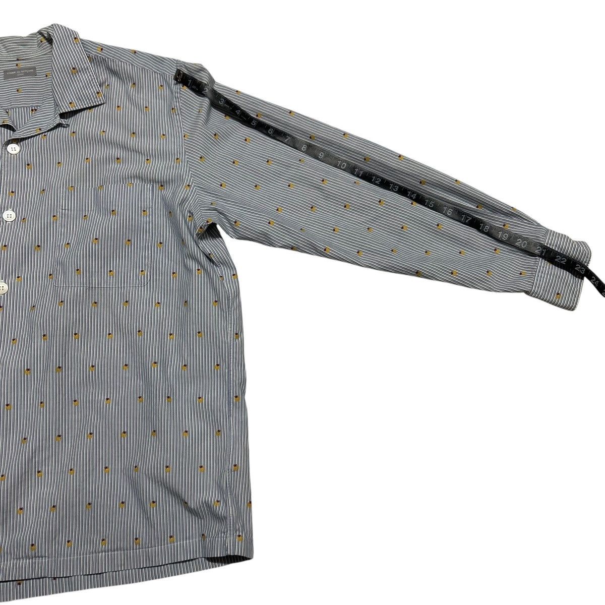 Comme des Garcons 556 01SS 00s Comme Des Garcons Homme shirt jacket men blue Size US S / EU 44-46 / 1 - 22 Thumbnail