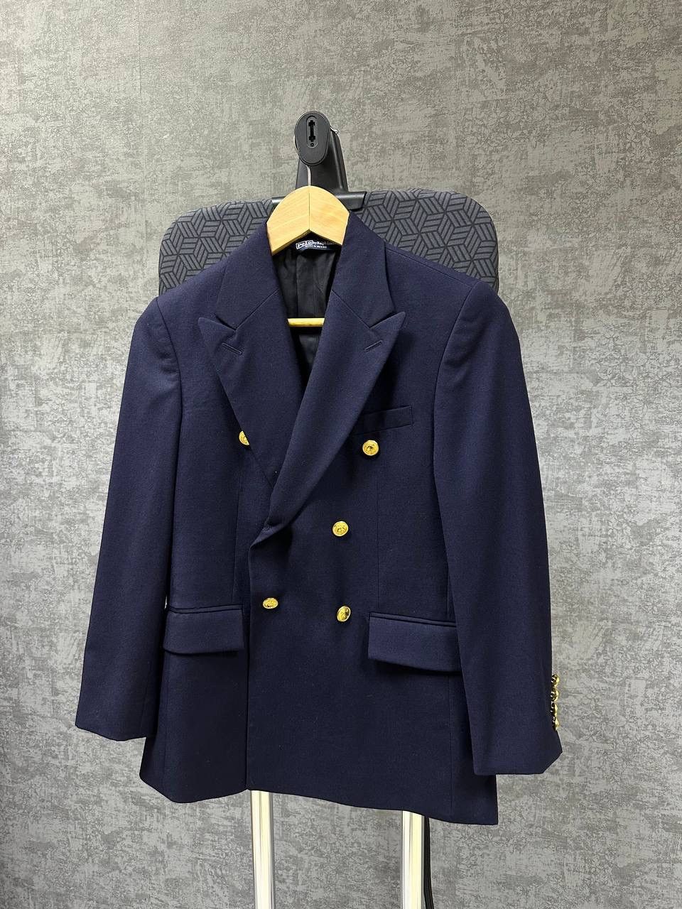 Polo Ralph Lauren × Vintage Vintage Polo Ralph Lauren Blue Womens Blazer Size M / US 6-8 / IT 42-44 - 11 Thumbnail