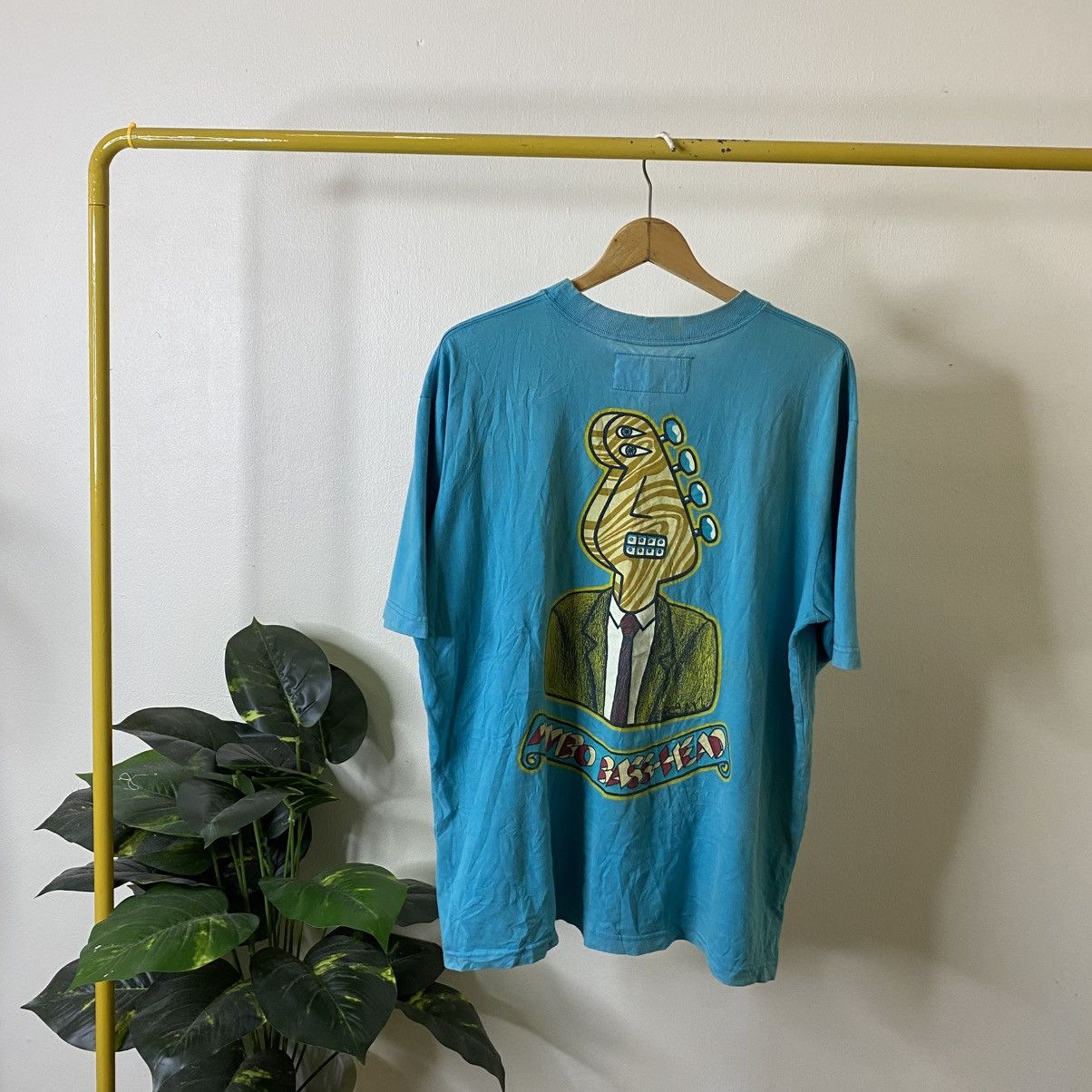 Mambo Vintage 1990s Mambo Bass Head Surf Tee Size US XL / EU 56 / 4 - 1 Thumbnail