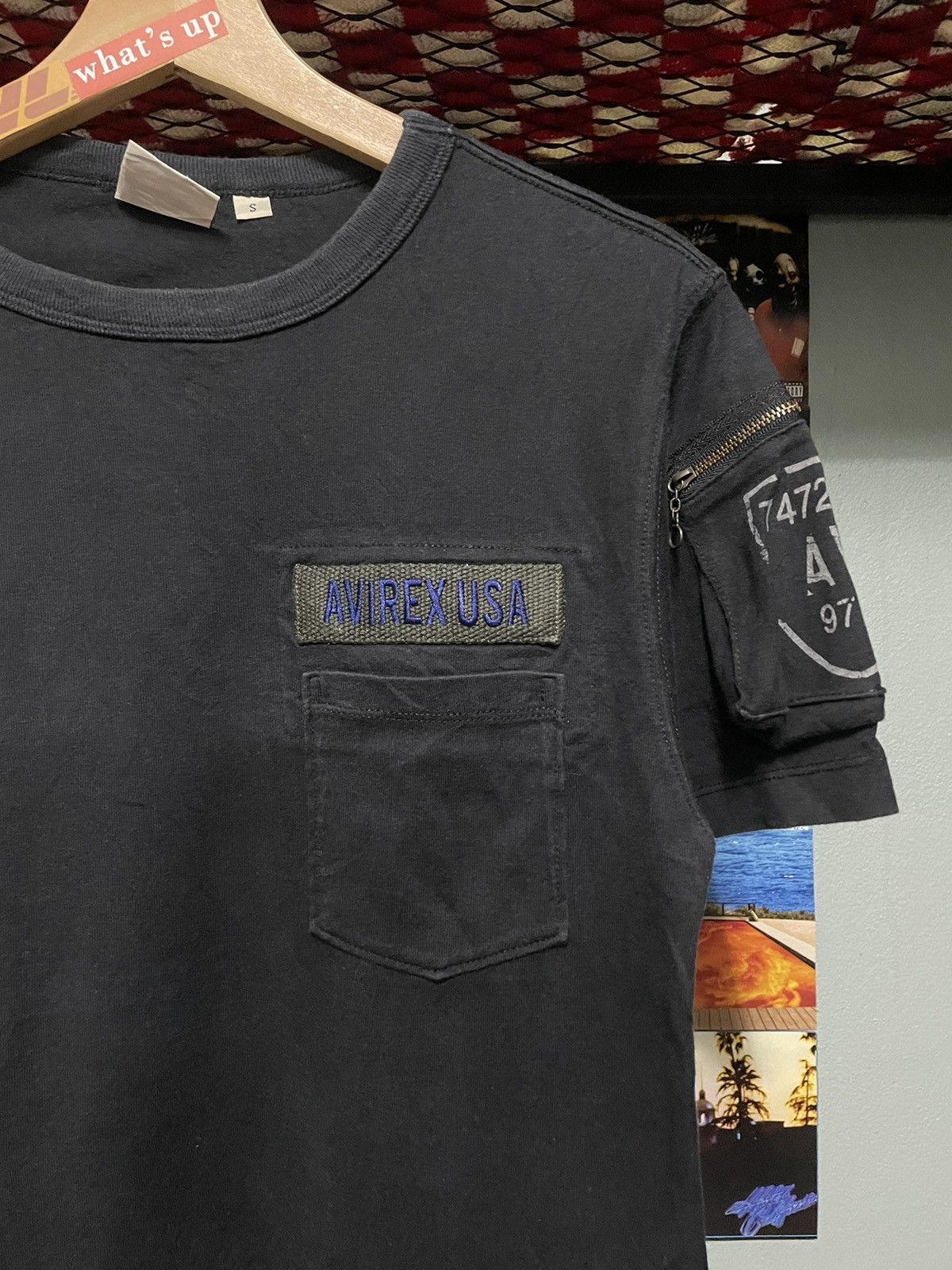 Avirex × Vintage Vintage Avirex Multi Pocket Army Style Tee Size US S / EU 44-46 / 1 - 2 Thumbnail