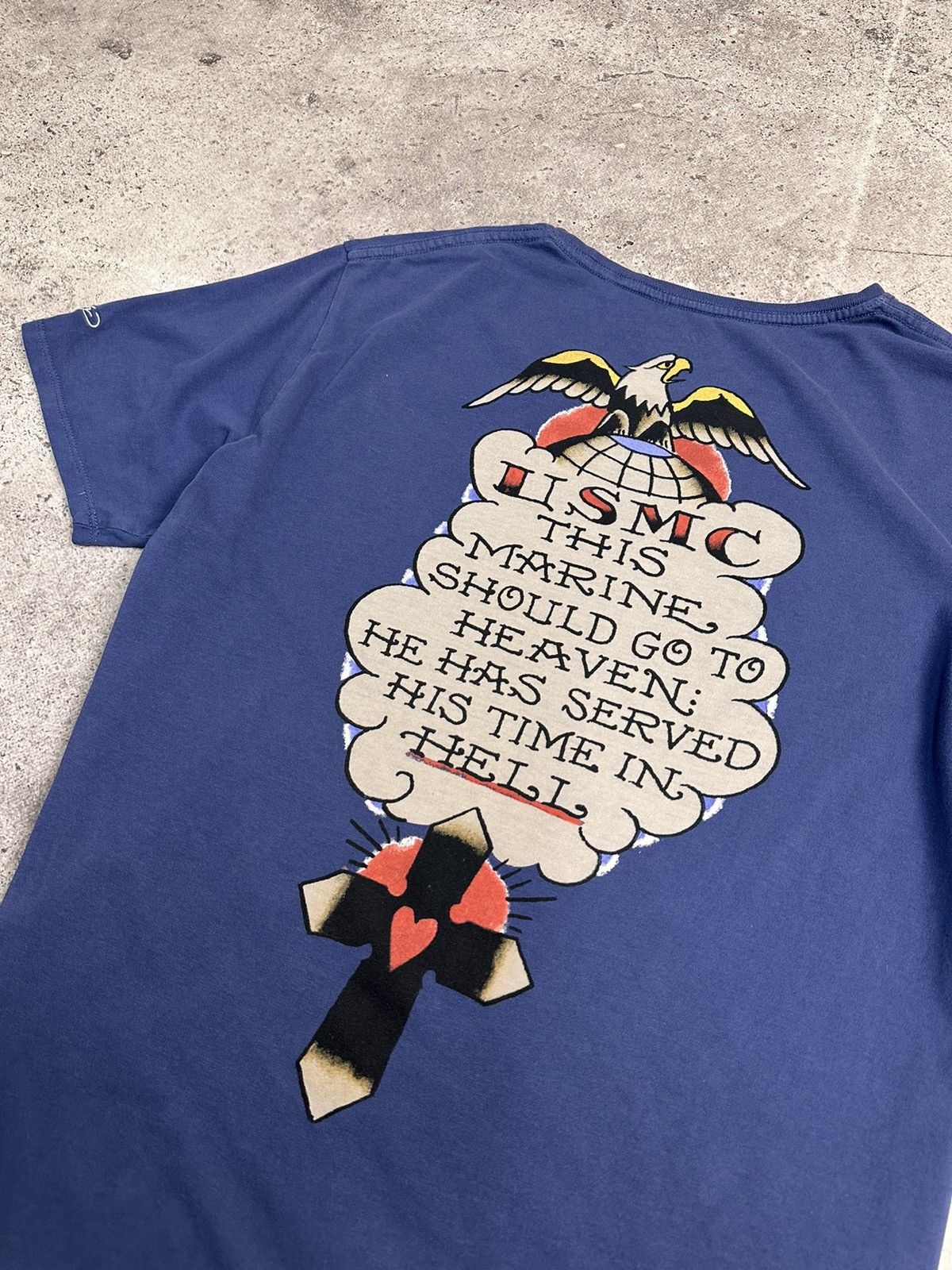 Ed Hardy Rare Skull & Bulldogs Graphics Love Is Mystery By Ed Hardy Size US M / EU 48-50 / 2 - 8 Thumbnail