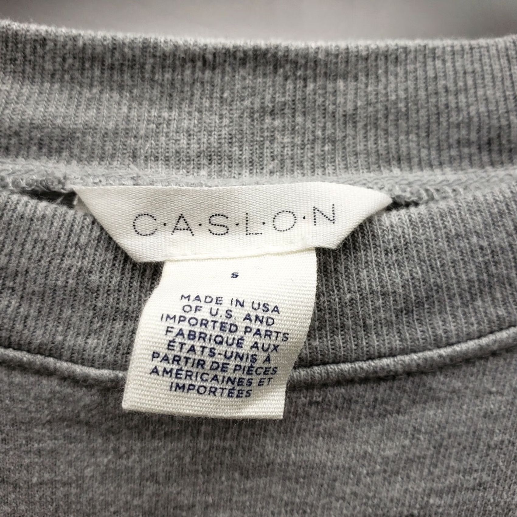 Vintage Caslon Women's Crew Neck Oversize Pull-over Sweatsuit S NEW Gray Cotton Blend Casual Oversized Blouse Mens? No, Womens Size S / US 4 / IT 40 - 6 Thumbnail