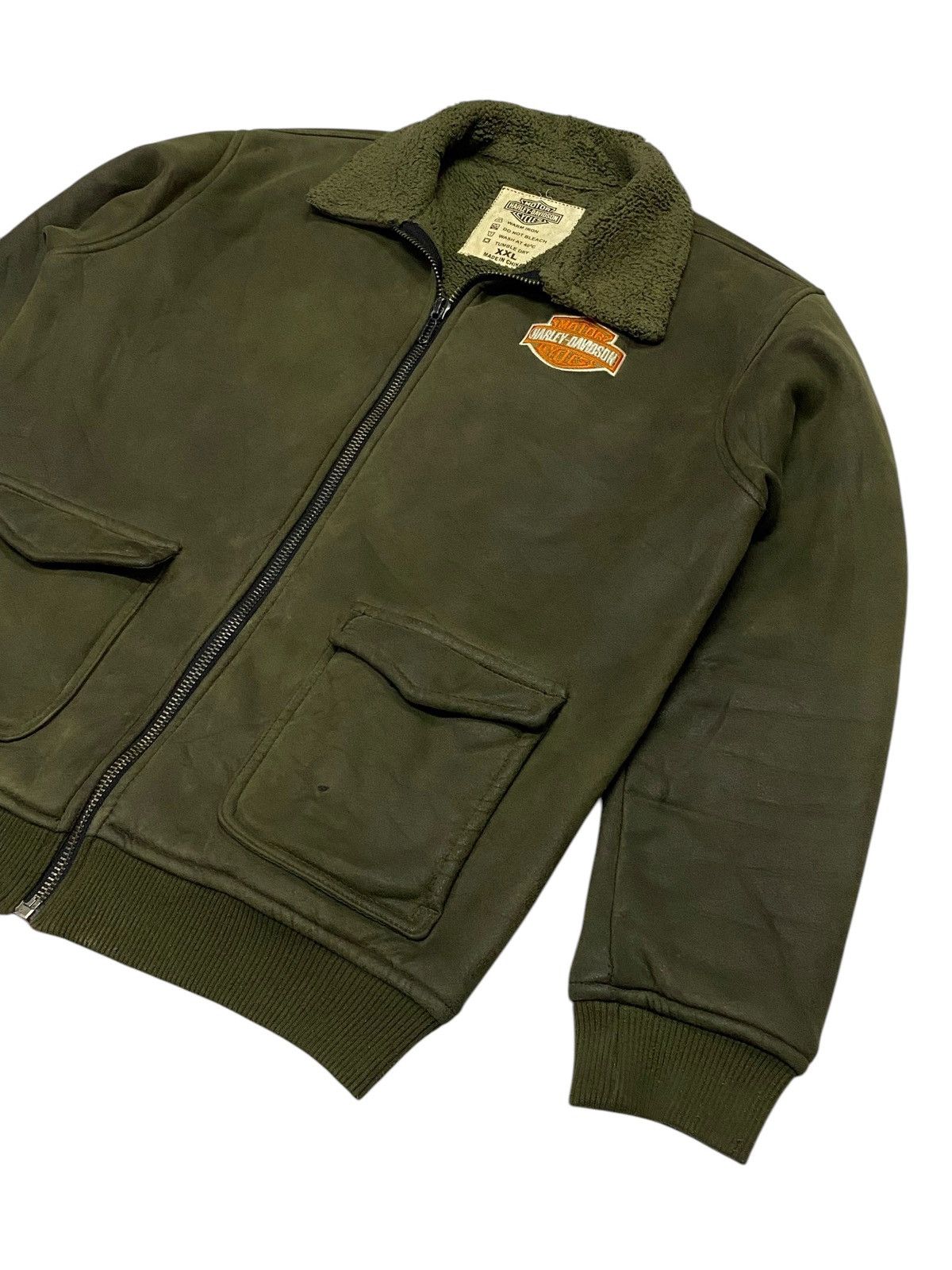 Harley Davidson Harley Davidson Double Pocket Bomber Jacket Size US L / EU 52-54 / 3 - 19 Thumbnail