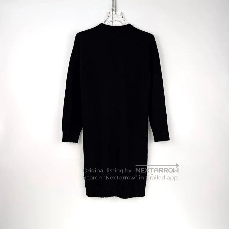 Hermes Hermes Black Metal Logo Cashmere Dress Size XS / US 0-2 / IT 36-38 - 4 Thumbnail
