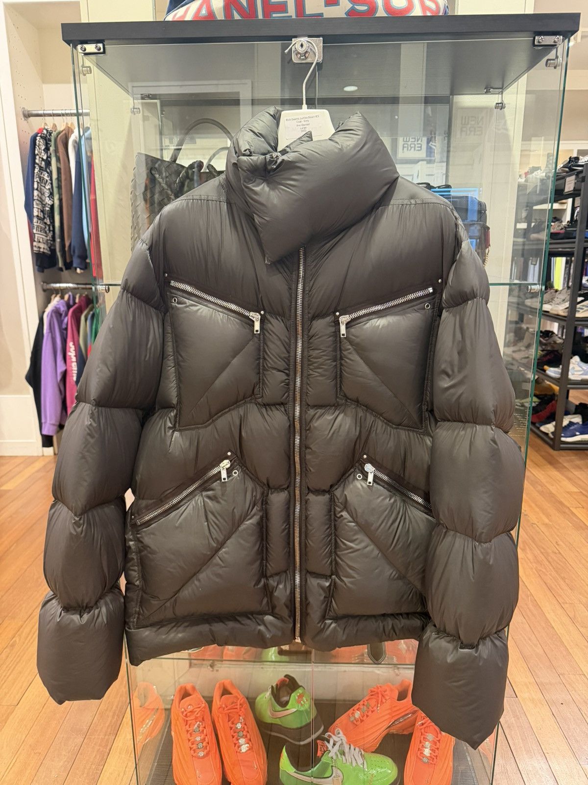 Rick Owens Rick Owens Jumbo Down IES Coat - Grey Size US L / EU 52-54 / 3 - 1 Thumbnail