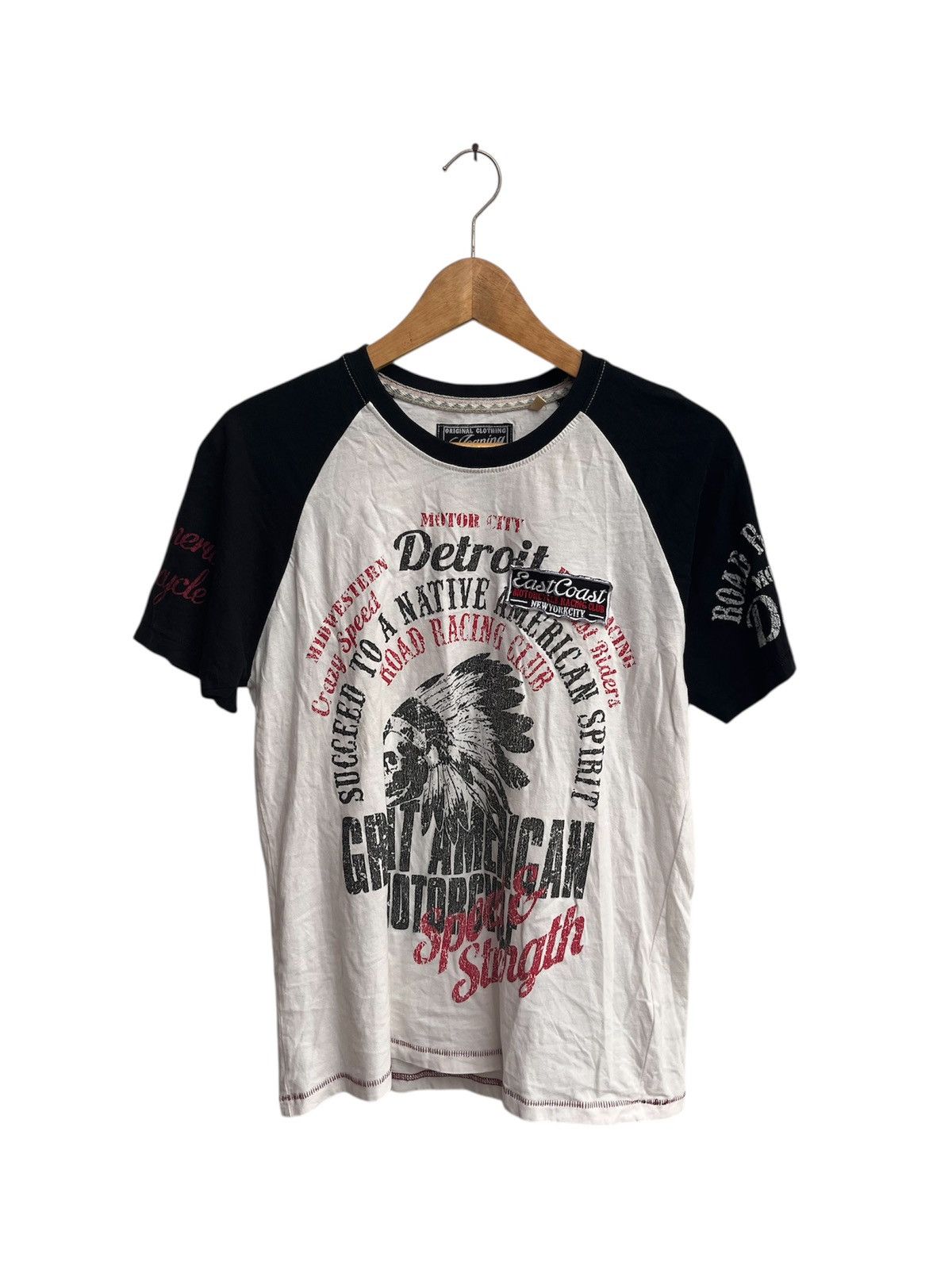 14th Addiction STEAL! Jeaning Wild Poem Gohtic Indian Skull Tee Y2K Punk Size US S / EU 44-46 / 1 - 1 Thumbnail