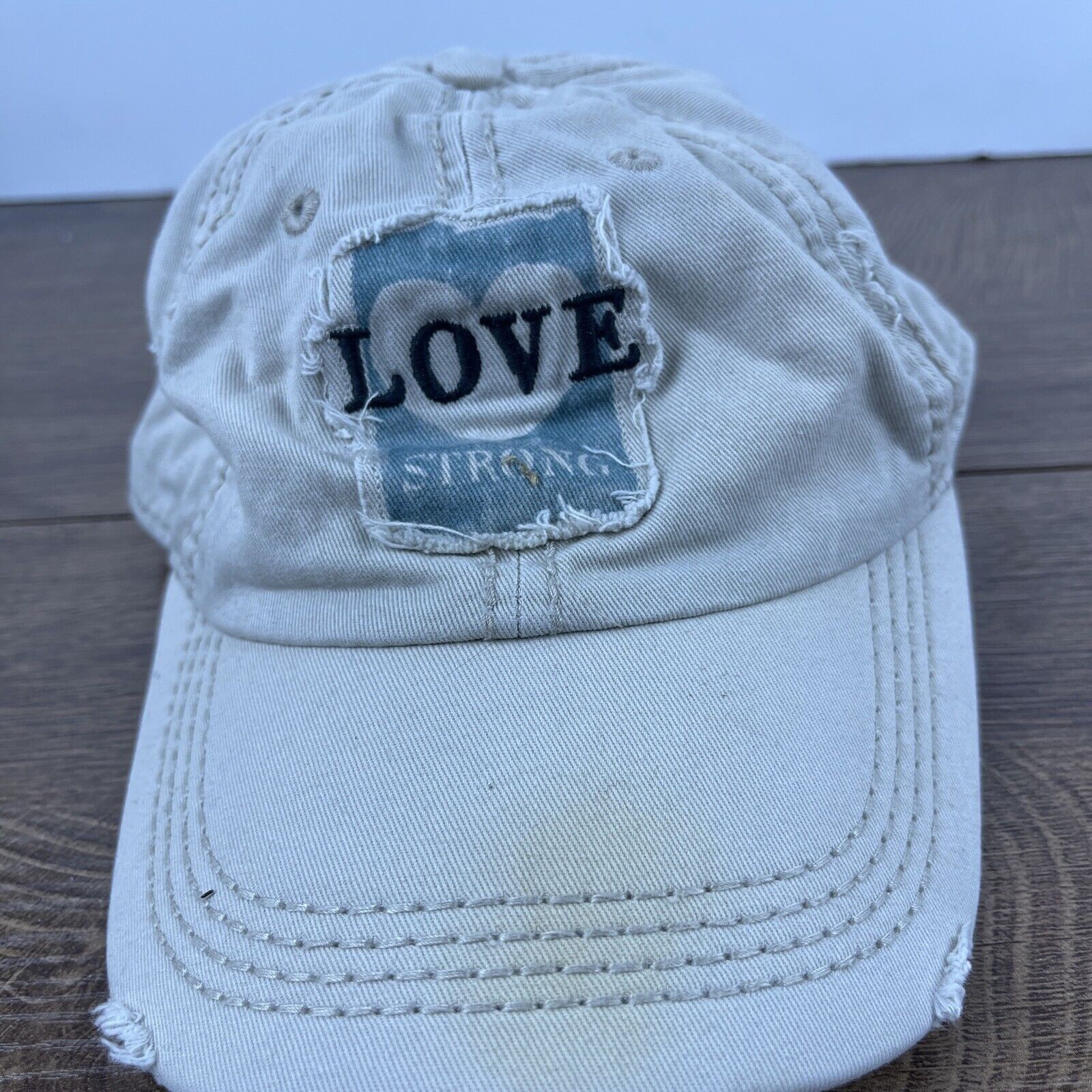 Other Love Strong Hat Love Strong Hat Tan Brown Hat Adjustable Tan Size ONE SIZE - 1 Thumbnail