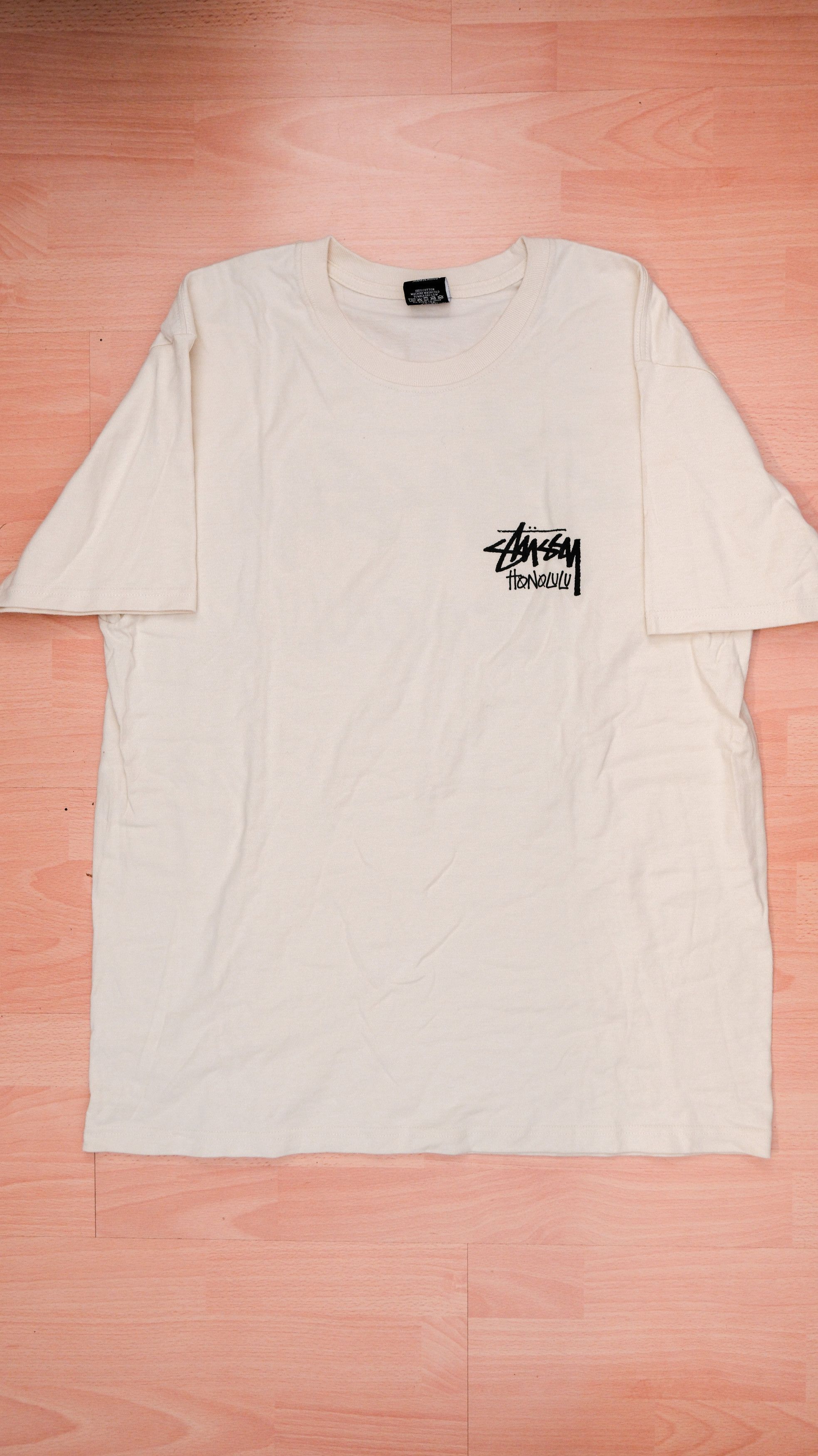 STUSSY STOCK HONOLULU TEE M ホワイト NWT STUSSY HONOLULU Hawaii Chapter Tee Limited WHITE T-SHIRT