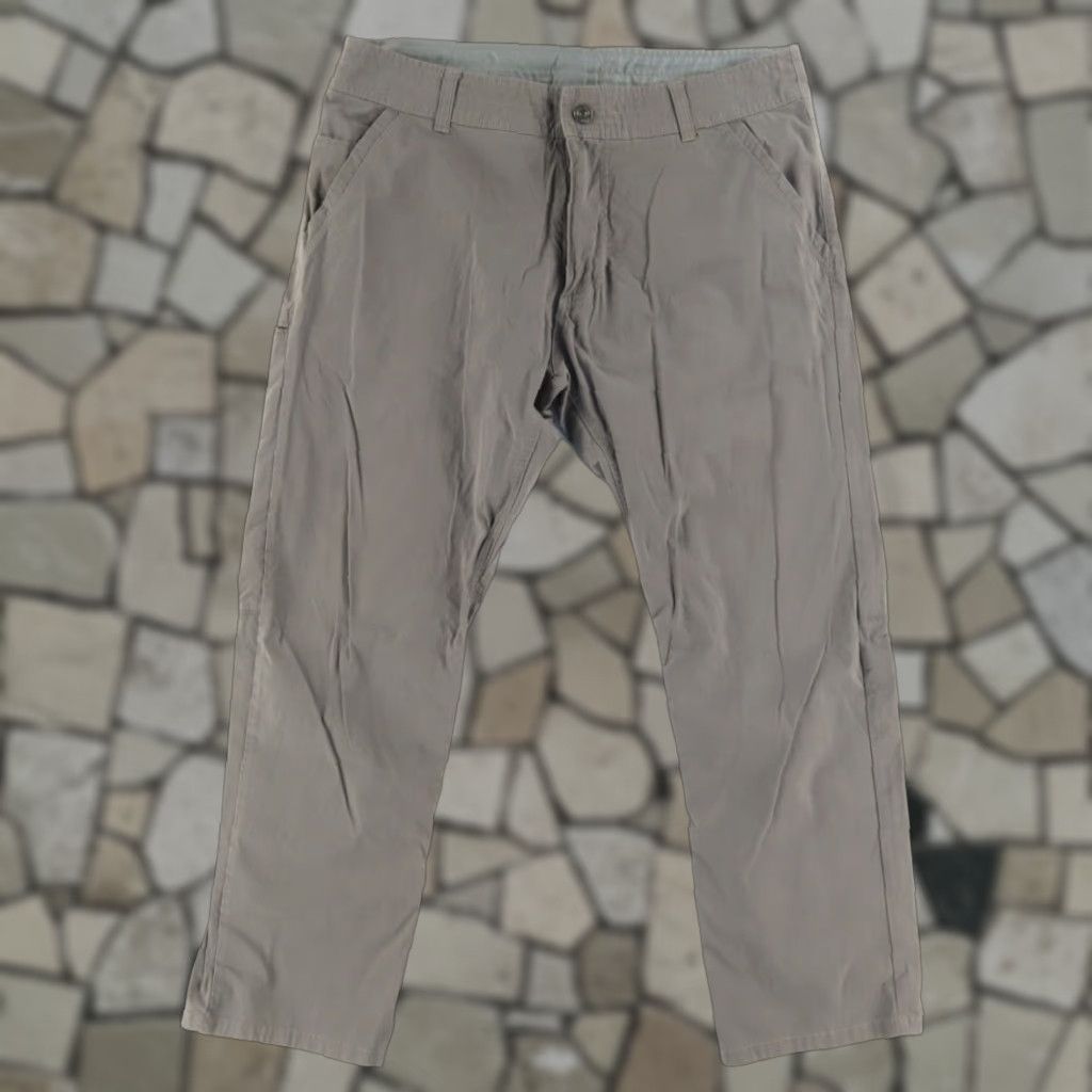 Vintage Kuhl Stretch Slax Cotton Blend Woven Chino Pants Gray Men's 35 Size US 35 - 1 Thumbnail