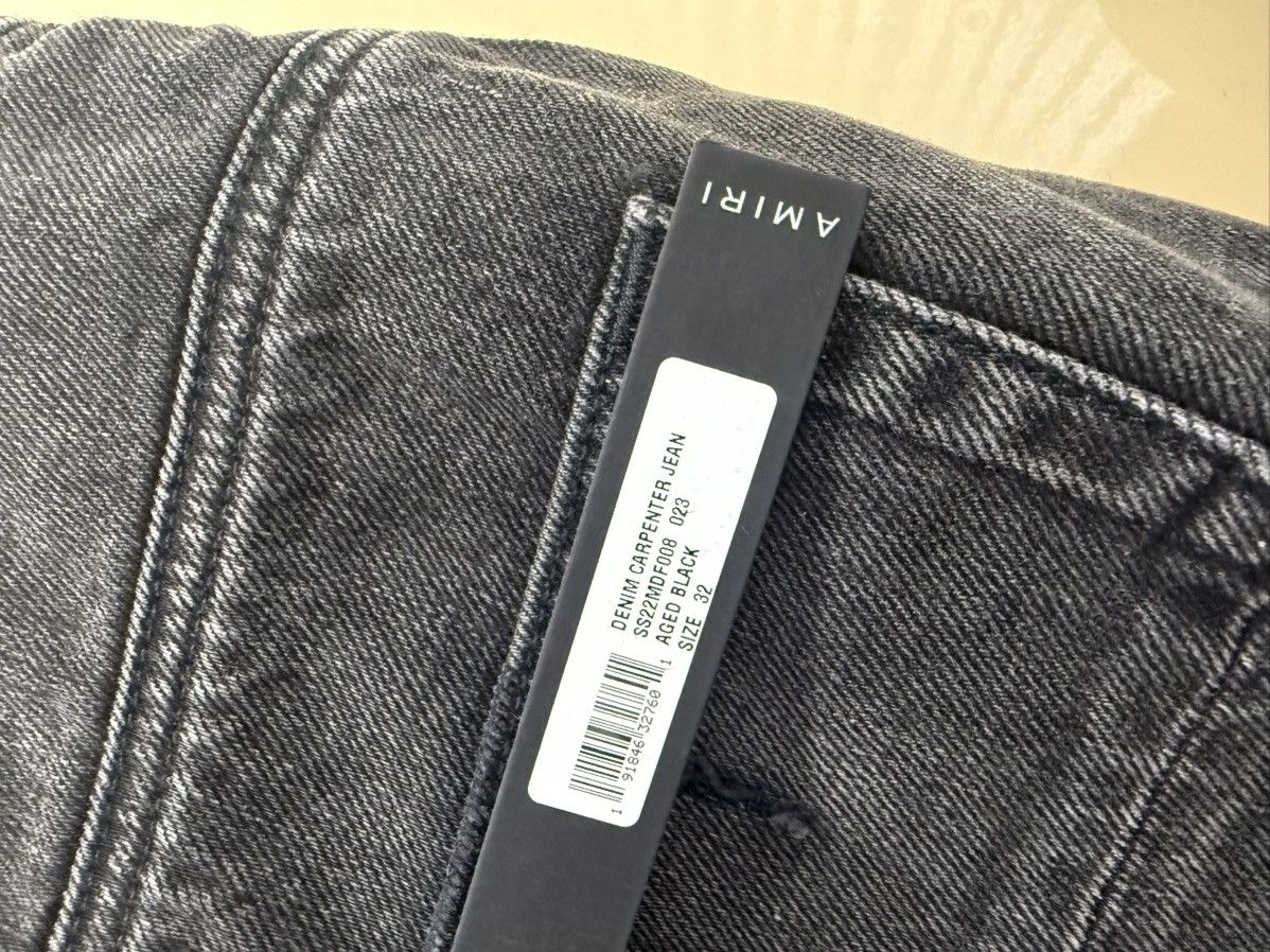 Amiri Amiri Black Baggy Jeans Size US 32 / EU 48 - 3 Thumbnail