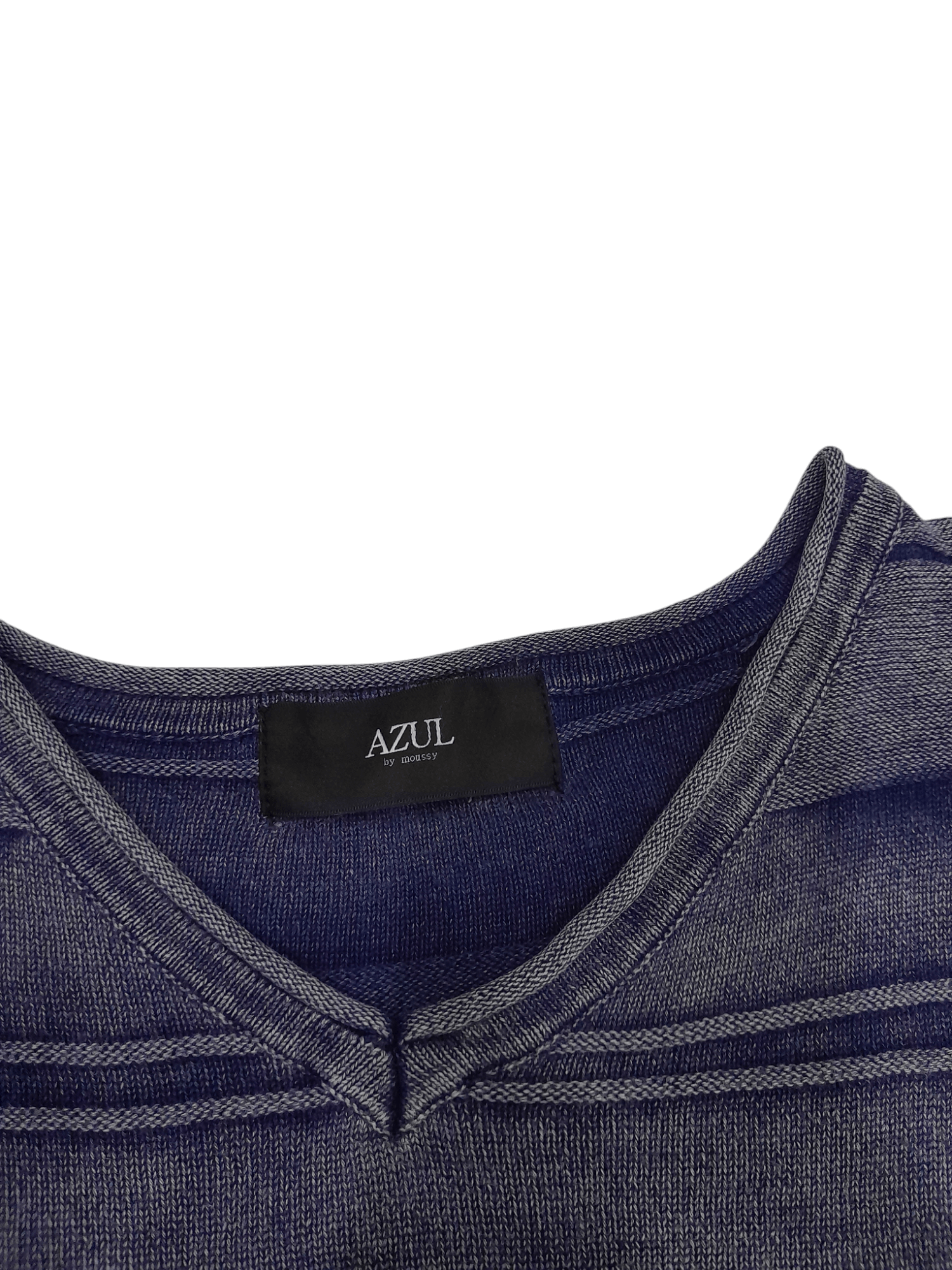 MOUSSY AZUL by Moussy Knitwear Shirt Indigo (F453) Size US M / EU 48-50 / 2 - 3 Thumbnail
