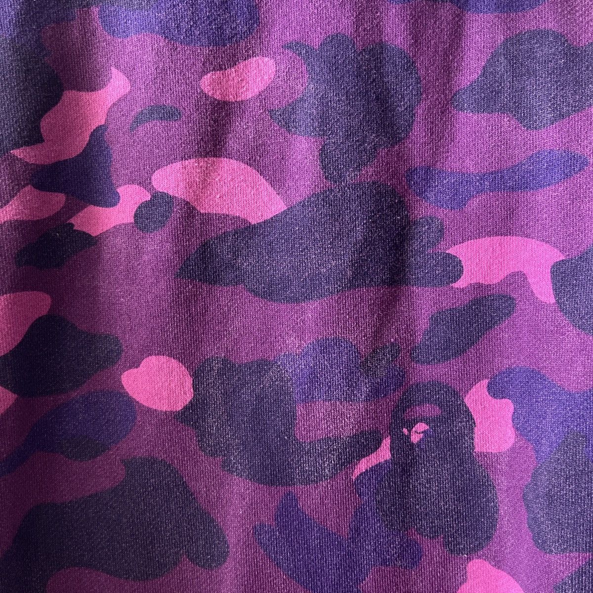 Bape Bape purple Camo spell out zip up hoodie Size US S / EU 44-46 / 1 - 13 Thumbnail