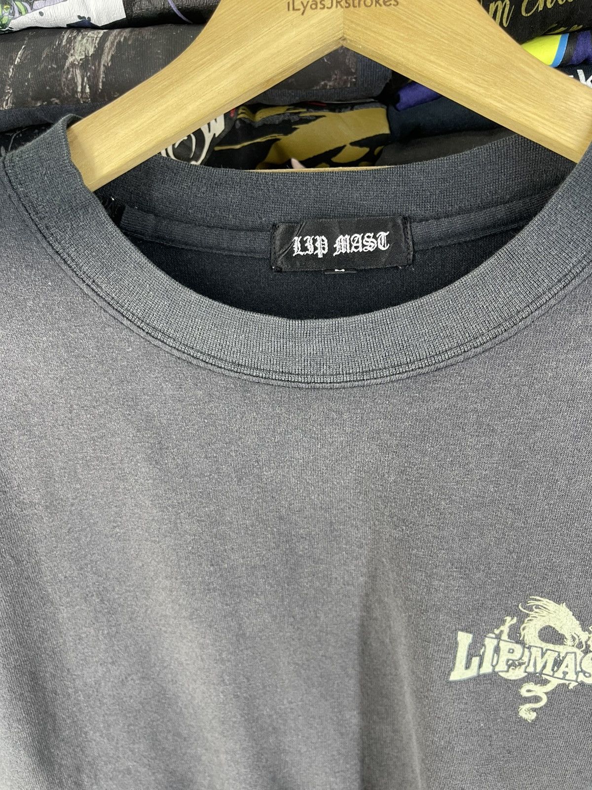 Japanese Brand Vintage Lip Mast Dragon Design Sun Faded Tee Size US M / EU 48-50 / 2 - 4 Thumbnail