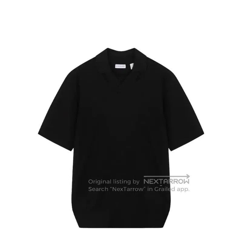 Burberry Burberry Black Wool Short Sleeve T-Shirt. Size US XL / EU 56 / 4 - 3 Thumbnail