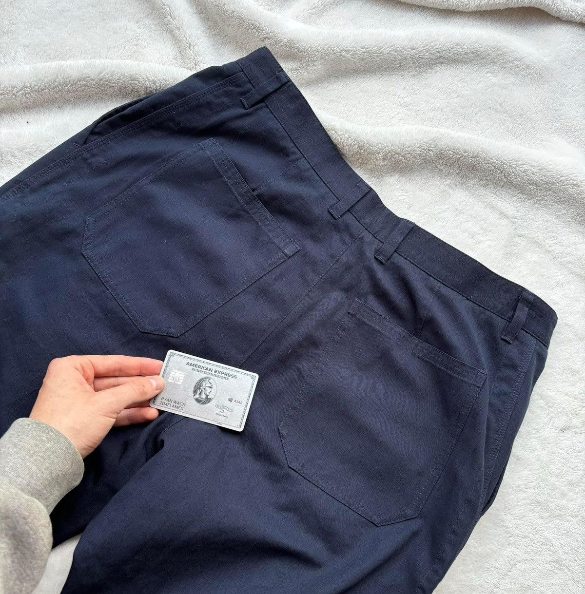 Versace Versace Navy/Gold Medusa Pants Size US 32 / EU 48 - 4 Thumbnail