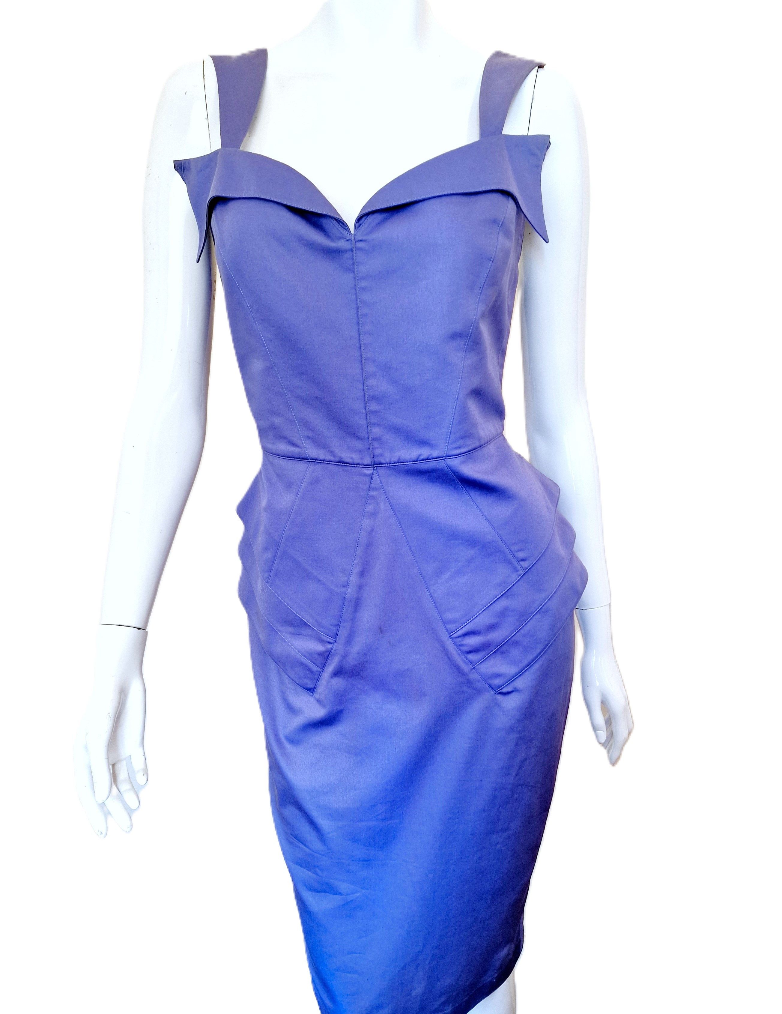 Thierry Mugler Thierry Mugler S/S 1989 Les Atlantes Atlantis Gown Dress Size L / US 10 / IT 46 - 2 Thumbnail