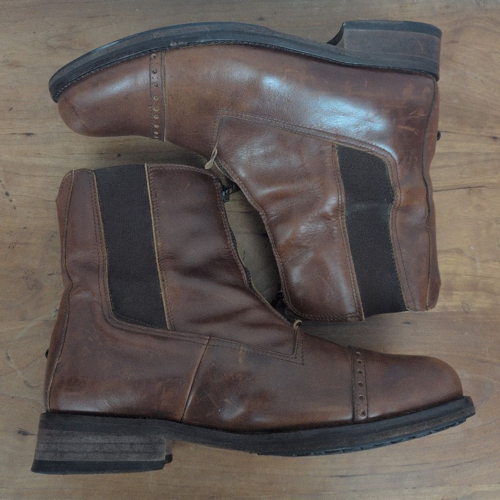 Vintage Landi Italian Made Paddock Style Leather Boots Eu 41 Size US 10 / IT 40 - 5 Thumbnail