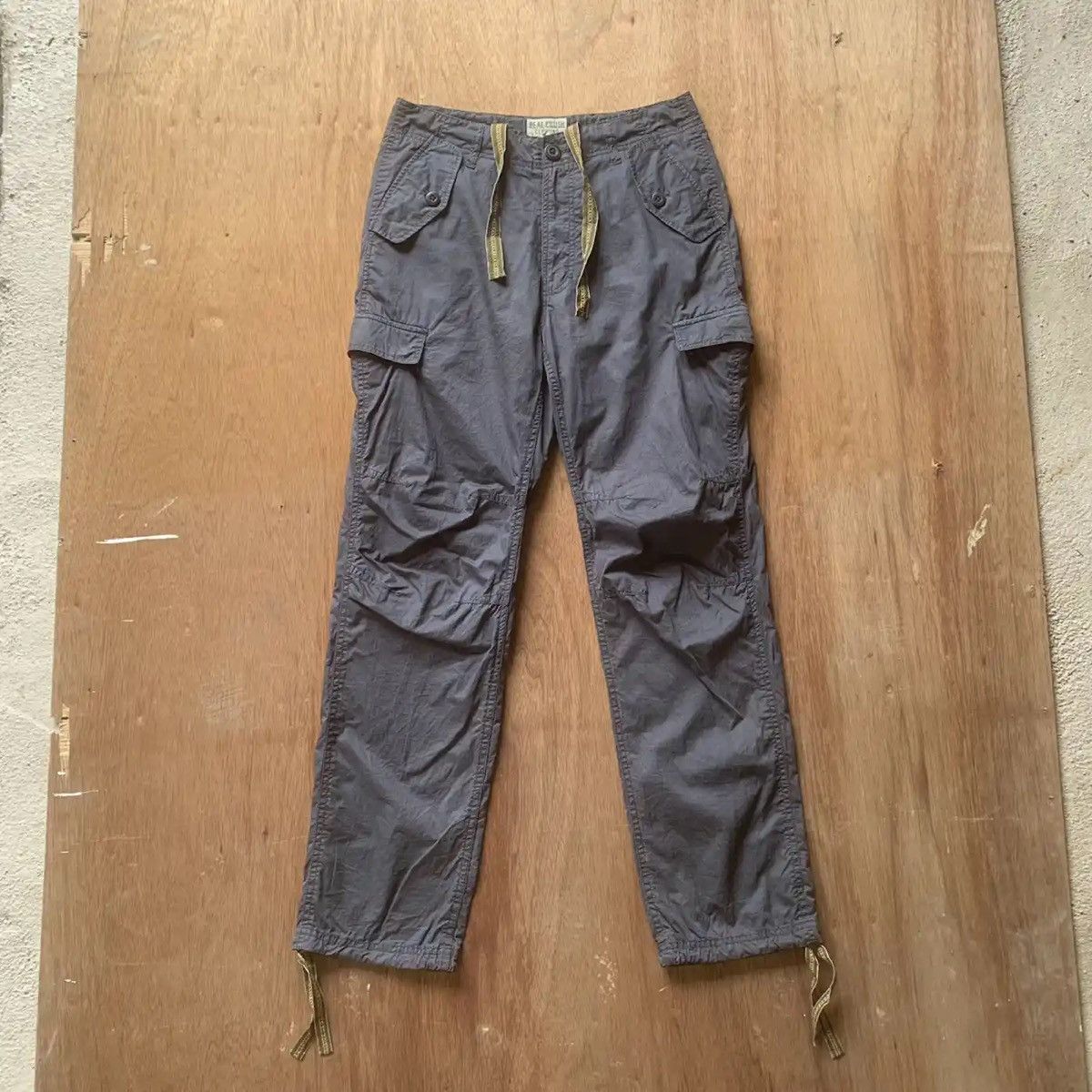 image of Military x Navajo Real Crush 30X31 Navajo Trousers Tribal Easy Cargo Pants in Raven, Men's