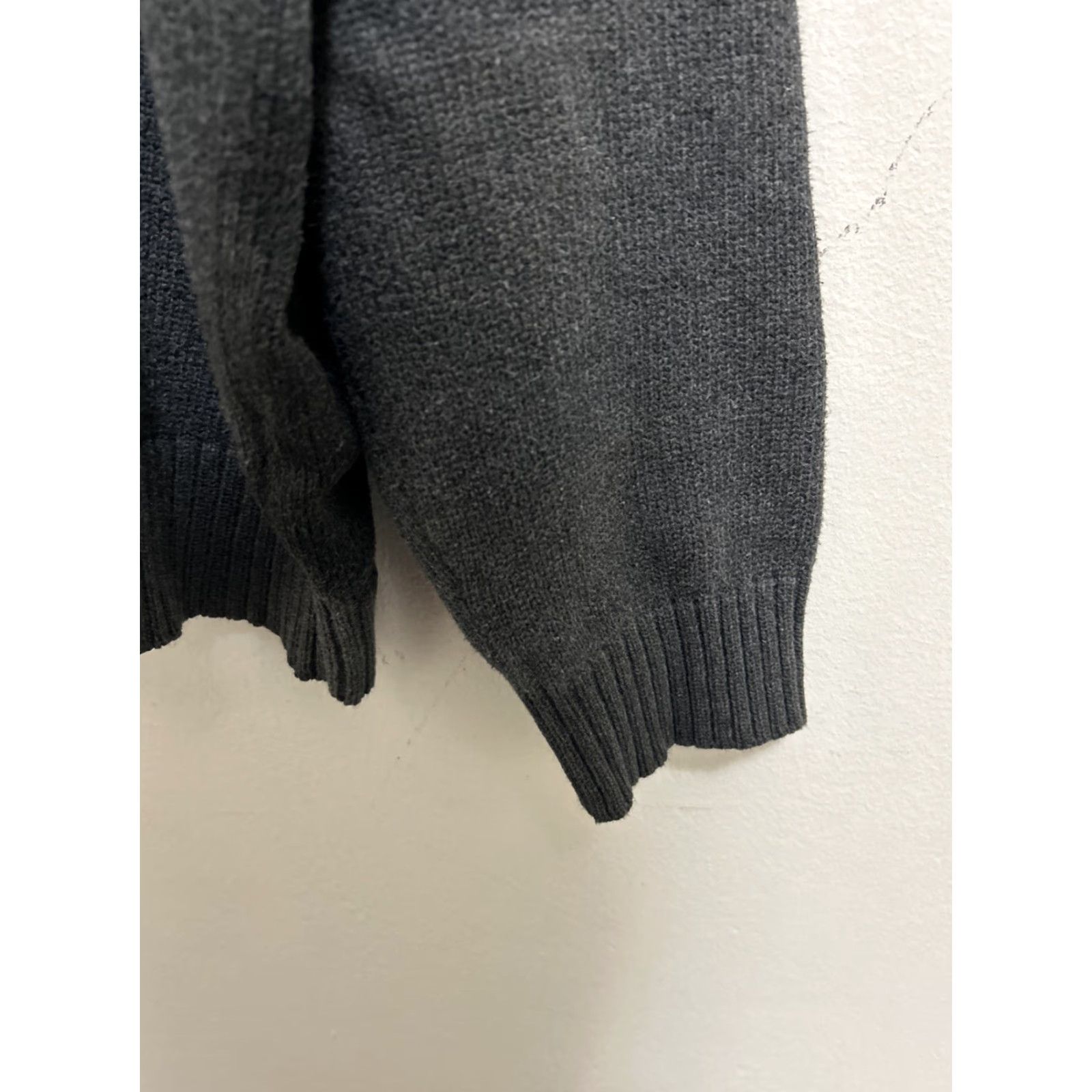 Polo Ralph Lauren VINTAGE Polo Ralph Lauren Sweater Mens L Gray Red Pony 1/4 Zip Pullover Cotton L/S Size US L / EU 52-54 / 3 - 5 Thumbnail