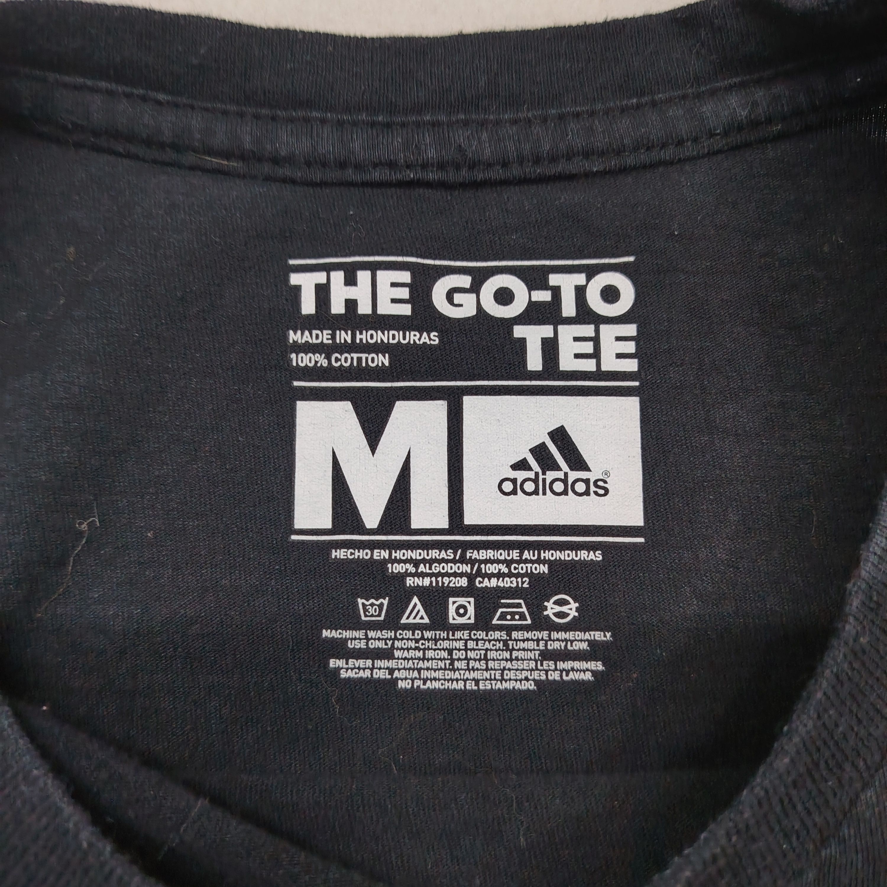 Adidas Adidas The Go To Tee Cotton Short Sleeves T-shirt Size US M / EU 48-50 / 2 - 4 Thumbnail