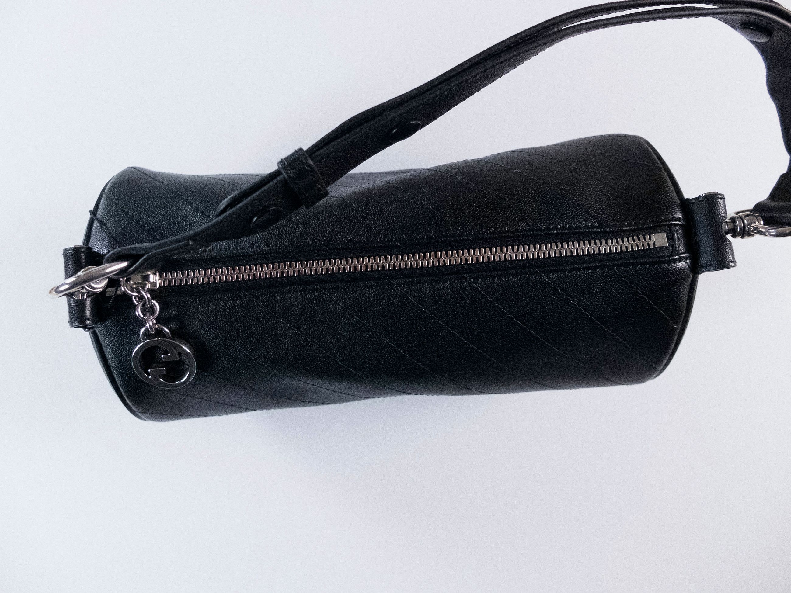 Gucci GUCCI Blondie small black cylindrical leather shoulder bag Size ONE SIZE - 10 Thumbnail
