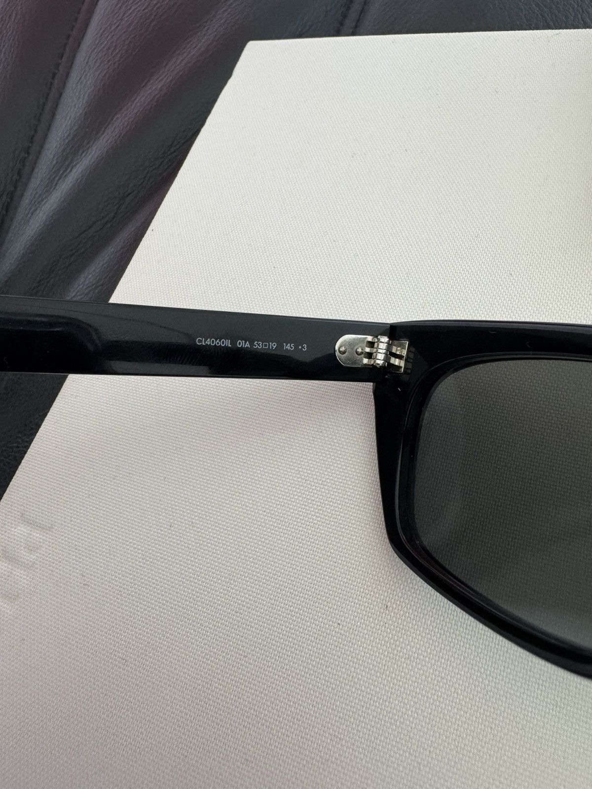 Celine Celine Paris Sun Glasses Black Designer Glasses Snake Size ONE SIZE - 5 Thumbnail