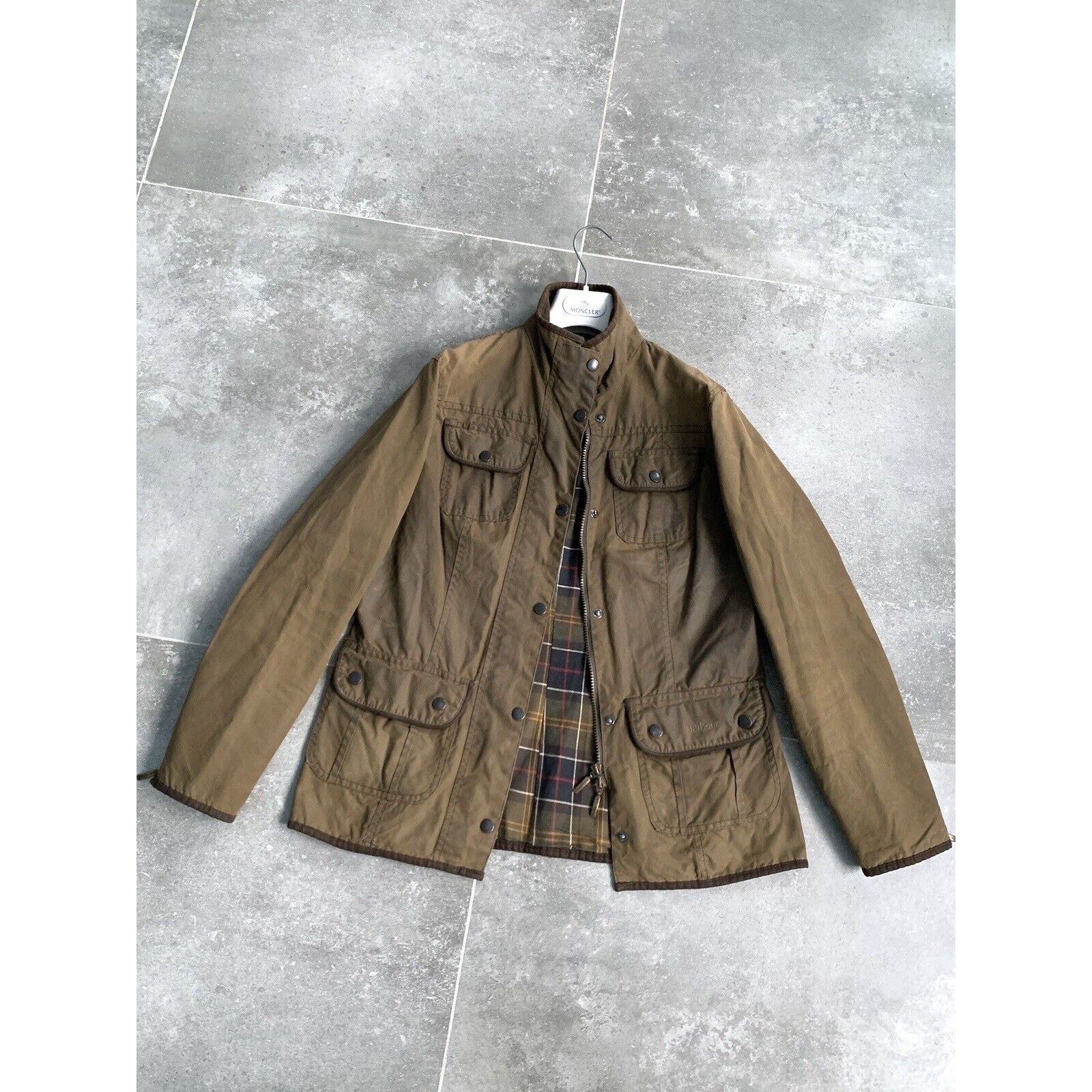 Barbour Women's BARBOUR UTILITY WAX Jacket Coat UK 12 US 8 EU 40 M Size M / US 6-8 / IT 42-44 - 15 Thumbnail
