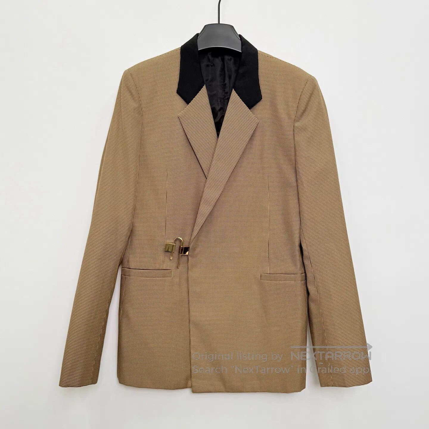 Givenchy Givenchy U-Shaped Buckle Checkered Slim Fit Blazer| Size US M / EU 48-50 / 2 - 1 Thumbnail