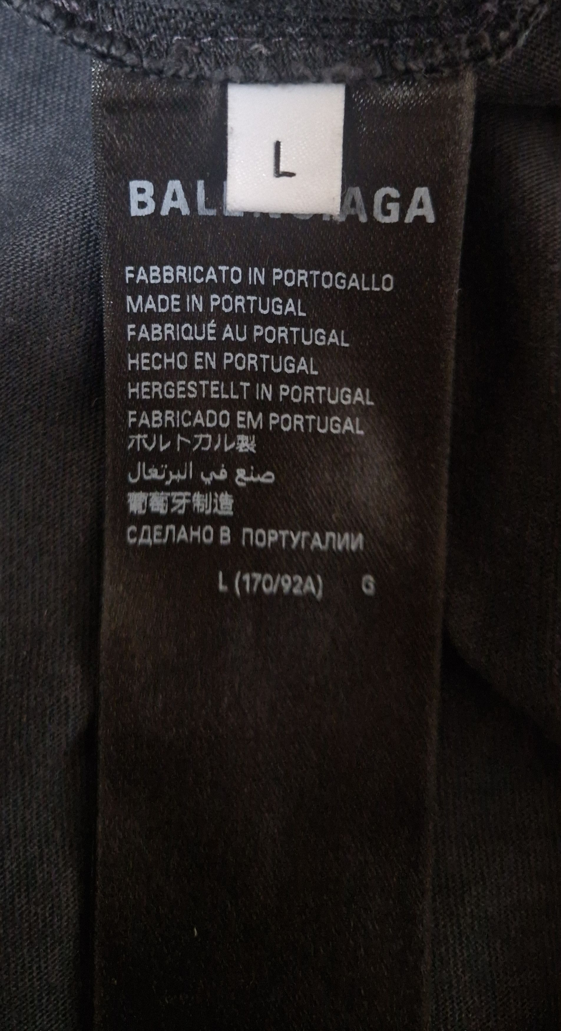 Balenciaga Tape Type T-Shirt Size US L / EU 52-54 / 3 - 8 Thumbnail