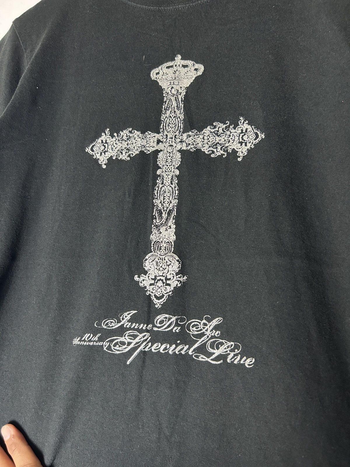 Band Tees Rare Vintage Rock Band Janne Da Arc Cross Tee Size US XS / EU 42 / 0 - 2 Thumbnail