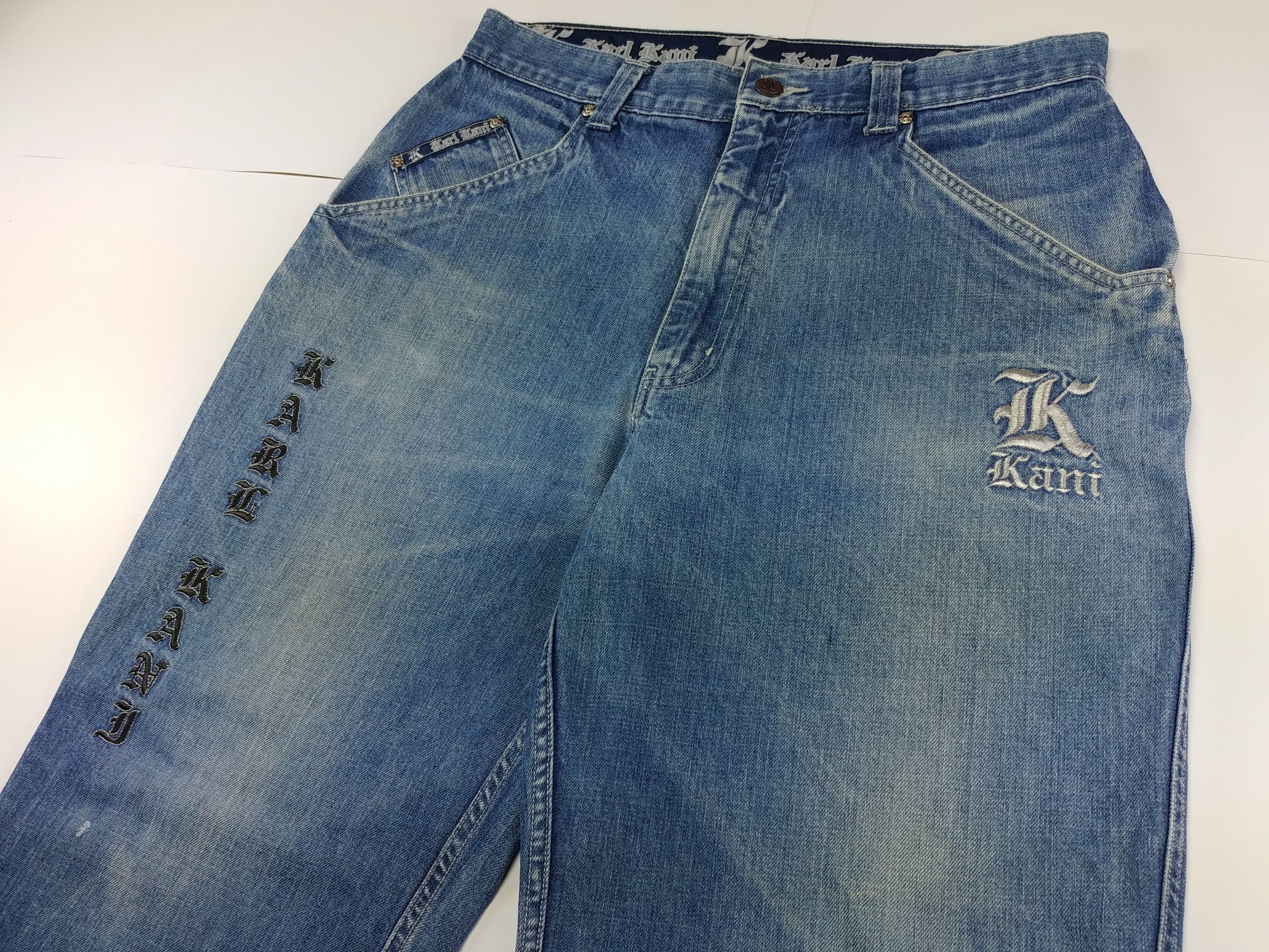 Karl Kani KARL KANI jeans, Compton baggy, vintage Kani, 90s hip hop 32 Size US 32 / EU 48 - 11 Thumbnail