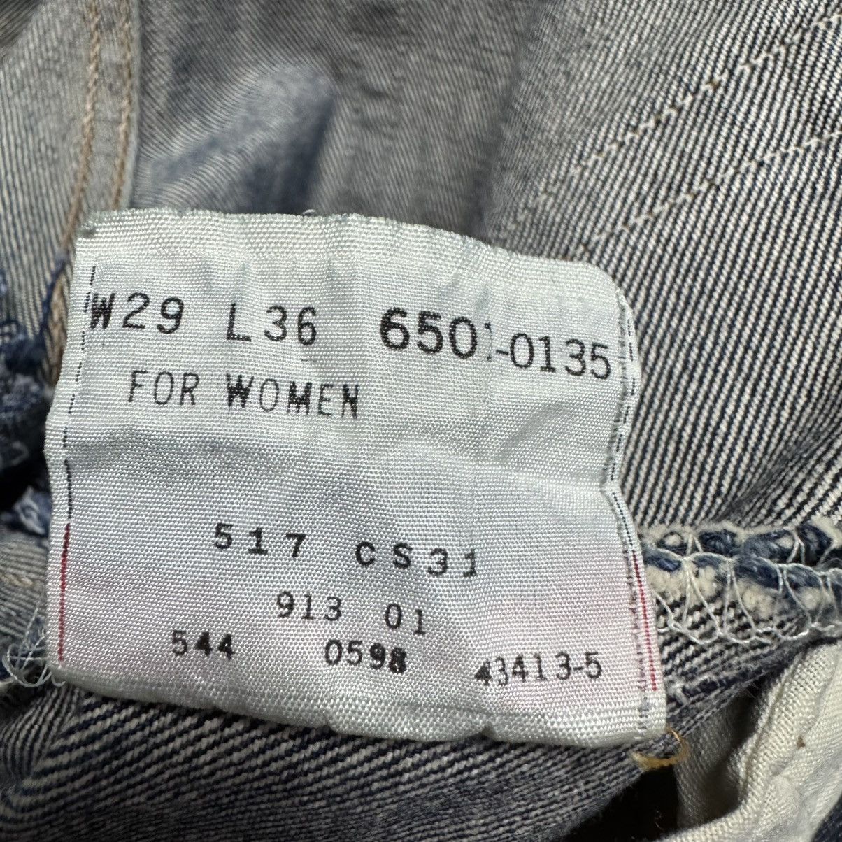 Levi's Vintage Levis 501 Thrashed Jeans Size US 28 / EU 44 - 20 Thumbnail