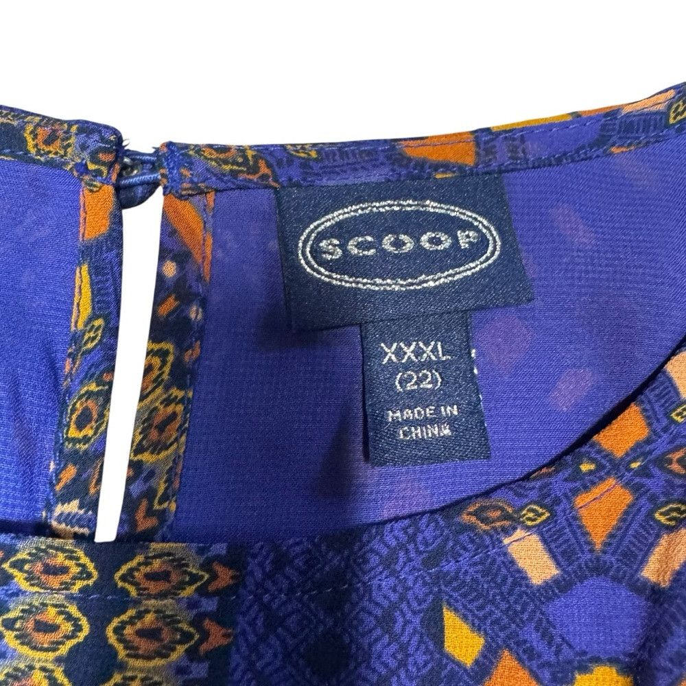 Other NWT New Scoop Printed Long Sleeve Maxi Dress Size XXXL Size 3XL / US 20-22 - 7 Thumbnail
