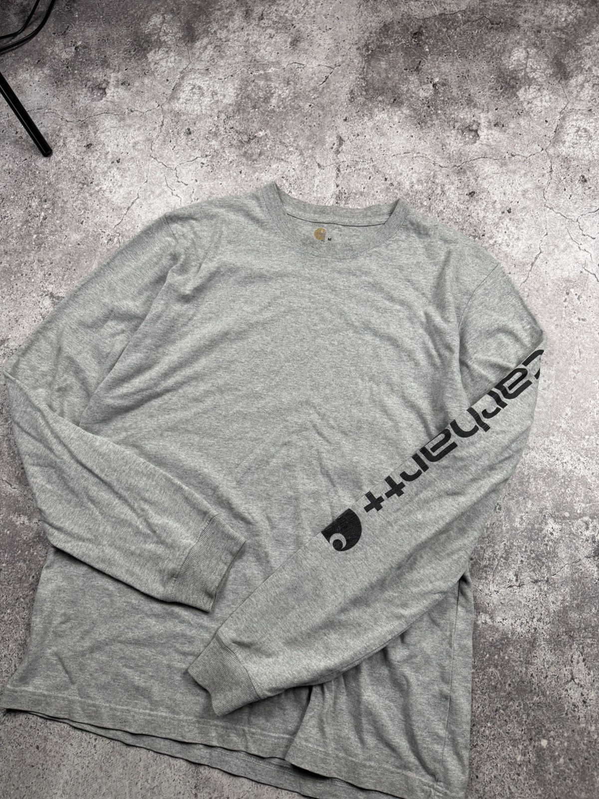 Carhartt Vintage Y2K Carhartt Longsleeve Logo T-shir WorkWear Size US M / EU 48-50 / 2 - 2 Thumbnail