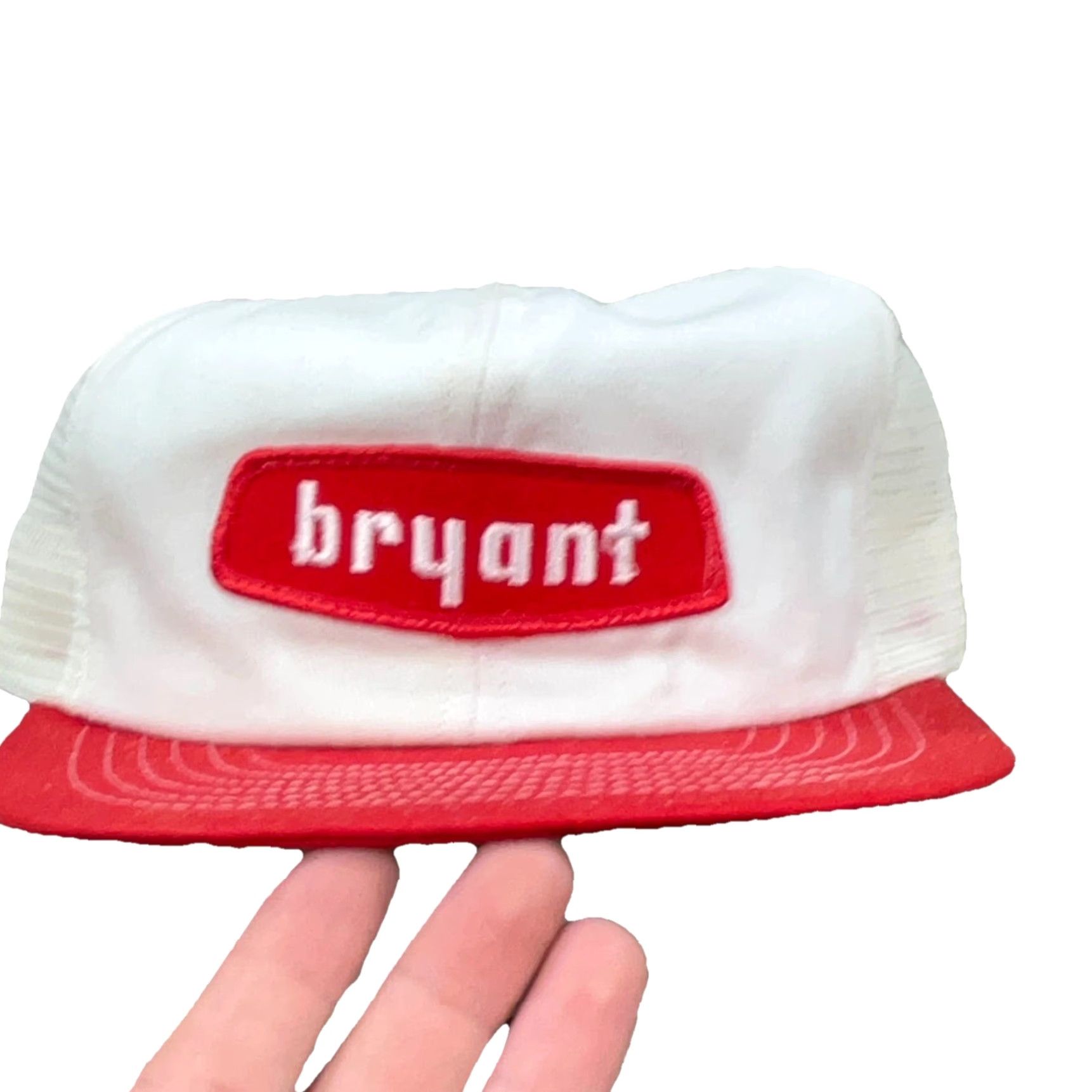 Vintage VINTAGE Swingster Trucker Hat Cap 80s Red Snapback Made in USA Farm Patch Mens Size ONE SIZE - 3 Thumbnail