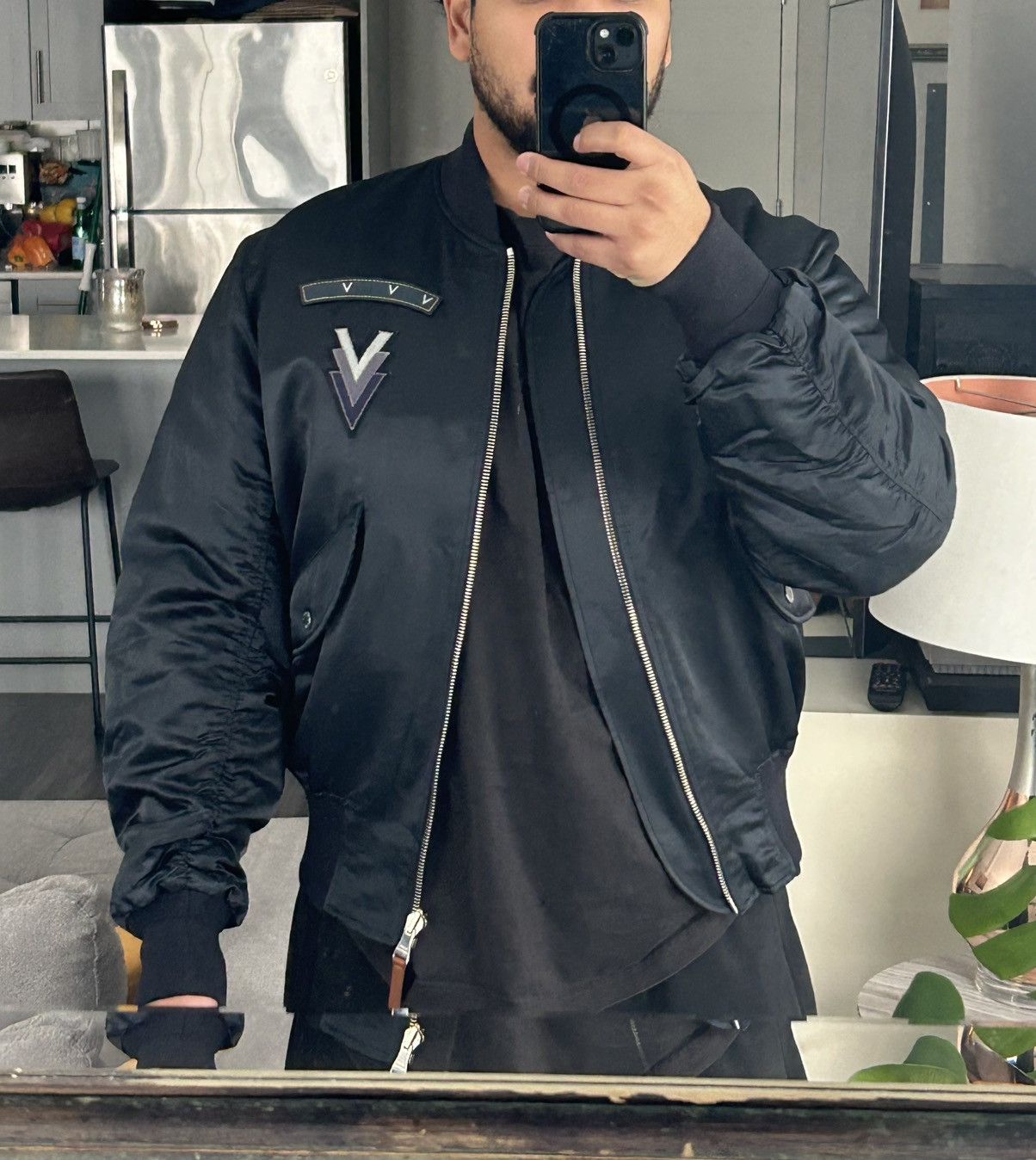 Louis Vuitton Louis Vuitton MA-1 Reversible Bomber jacket sz 56 Kim Jones Size US XL / EU 56 / 4 - 2 Thumbnail