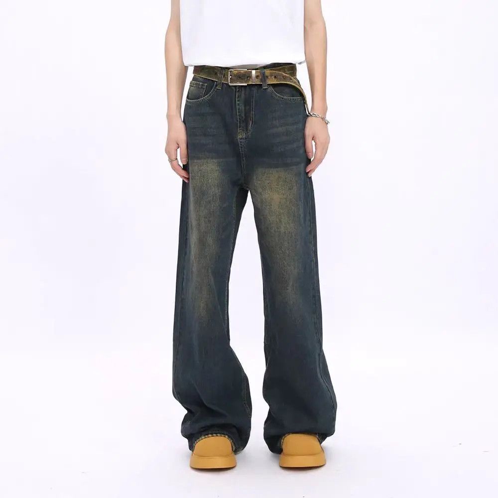 Designer × Japanese Brand Vintage Hip Hop Streetwear Loose Casual Jeans Size US 31 - 1 Thumbnail