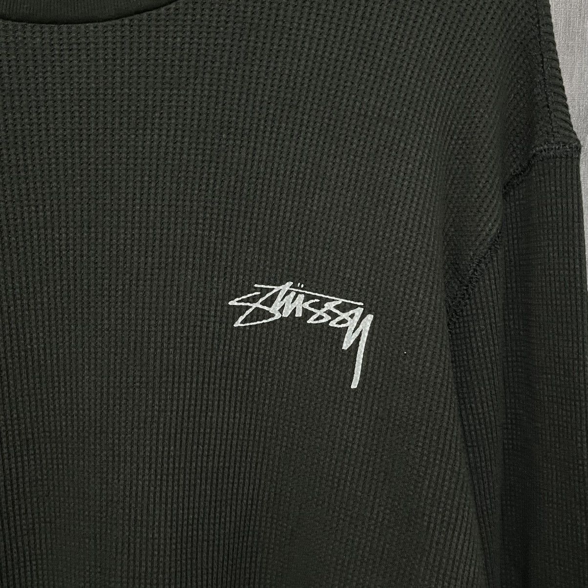 Stussy Stussy Stock logo thermal longsleeve shirt Size US M / EU 48-50 / 2 - 3 Thumbnail